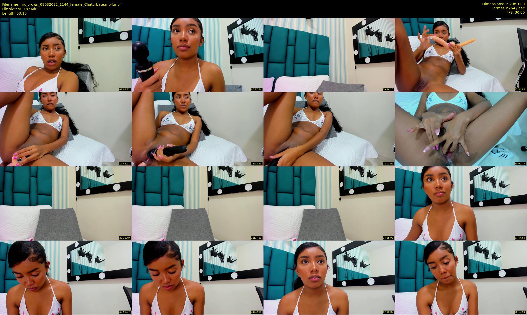 nix_brown — 54 minute Chaturbate female cam show recording, 1080p, Mar 8, 2022