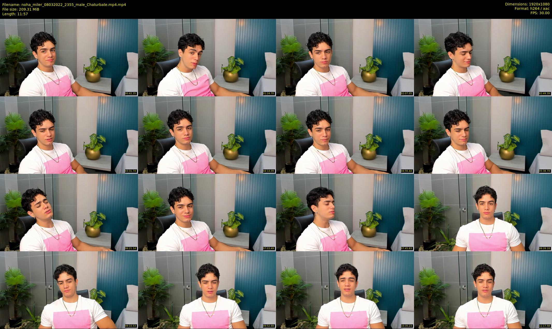 noha_miler — 12 minute Chaturbate male cam show recording, 1080p, Mar 8, 2022