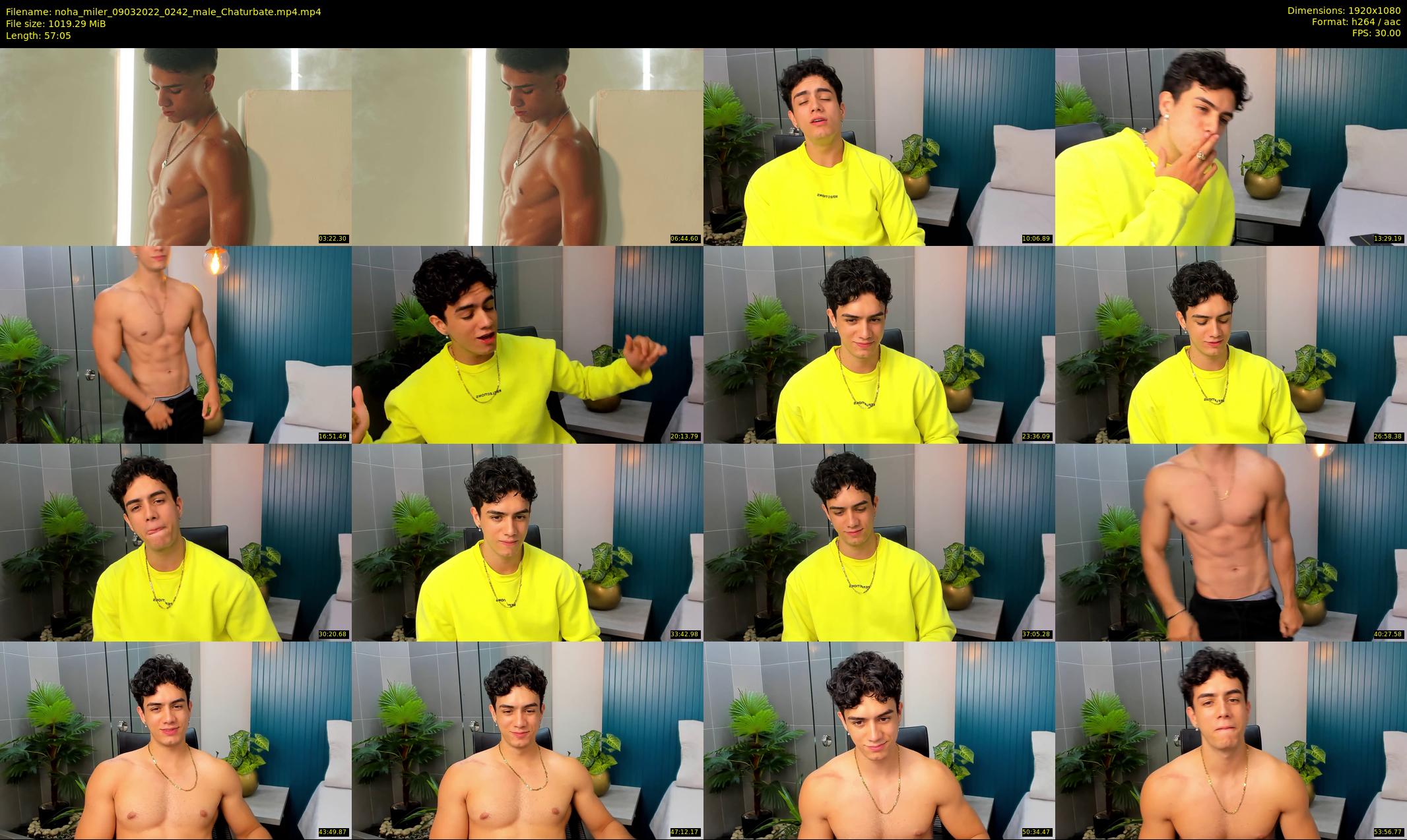 noha_miler — 58 minute Chaturbate male cam show recording, 1080p, Mar 9, 2022