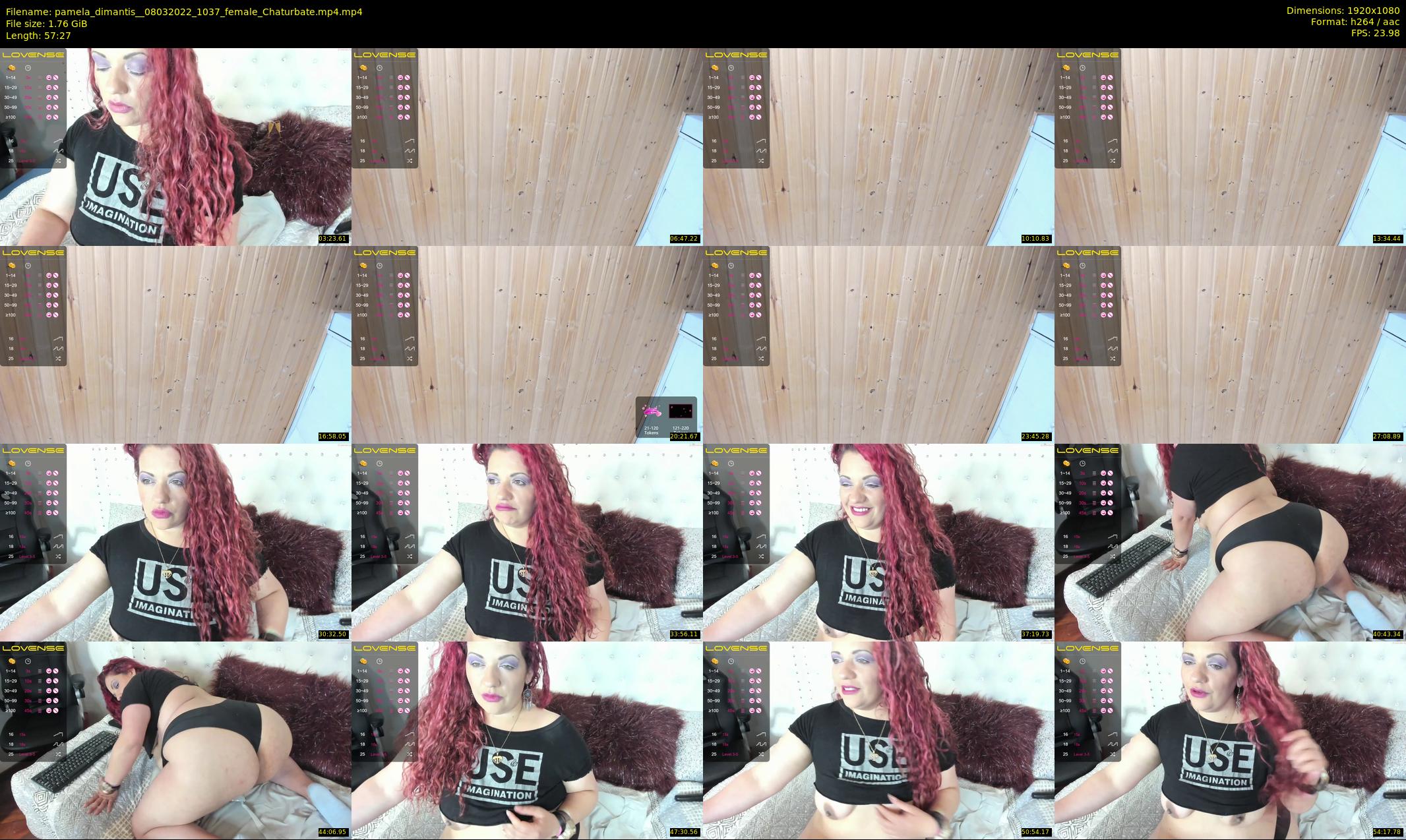 pamela_dimantis_ — 58 minute Chaturbate female cam show recording, 1080p, Mar 8, 2022