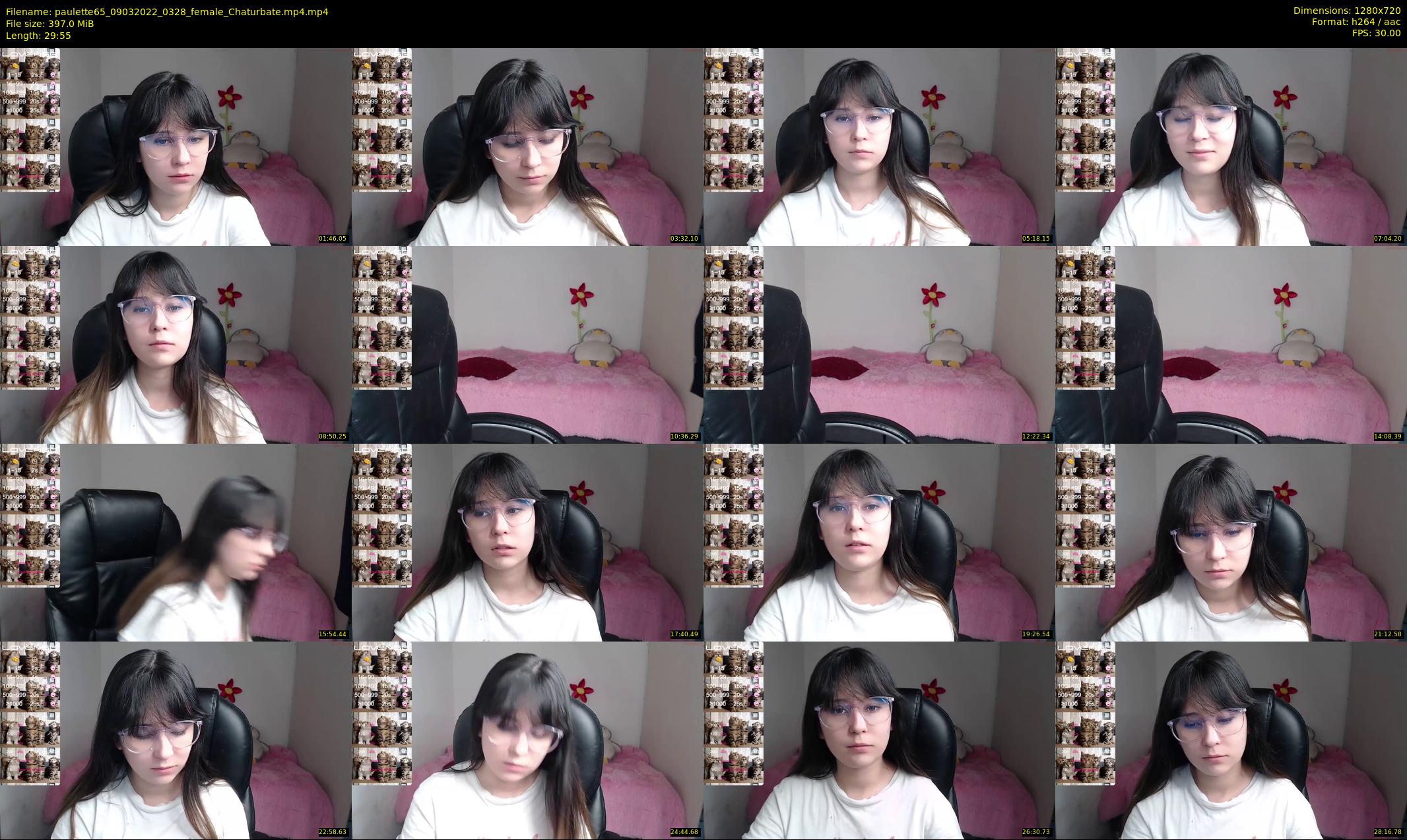 paulette65 — 30 minute Chaturbate female cam show recording, 720p, Mar 9, 2022