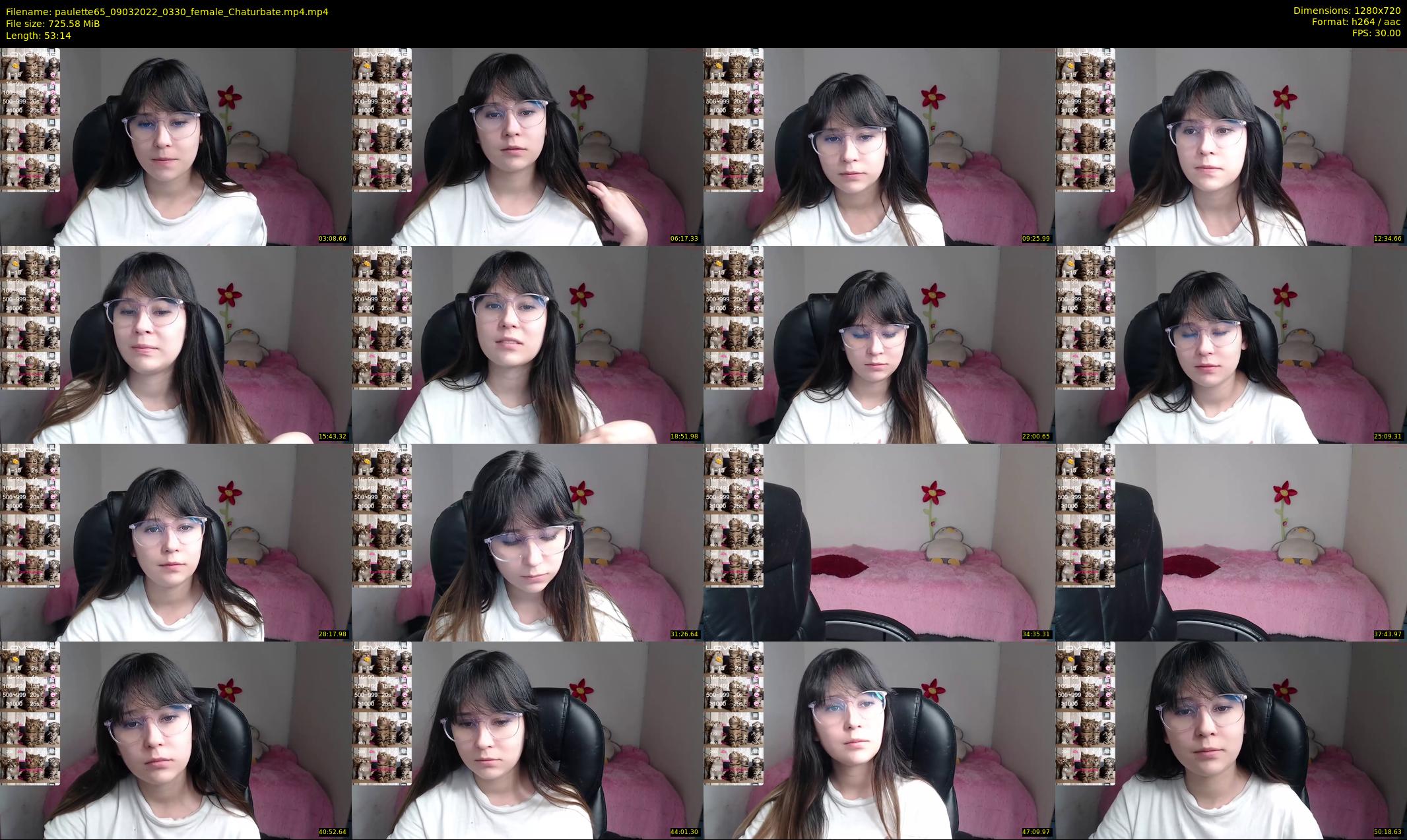paulette65 — 54 minute Chaturbate female cam show recording, 720p, Mar 9, 2022