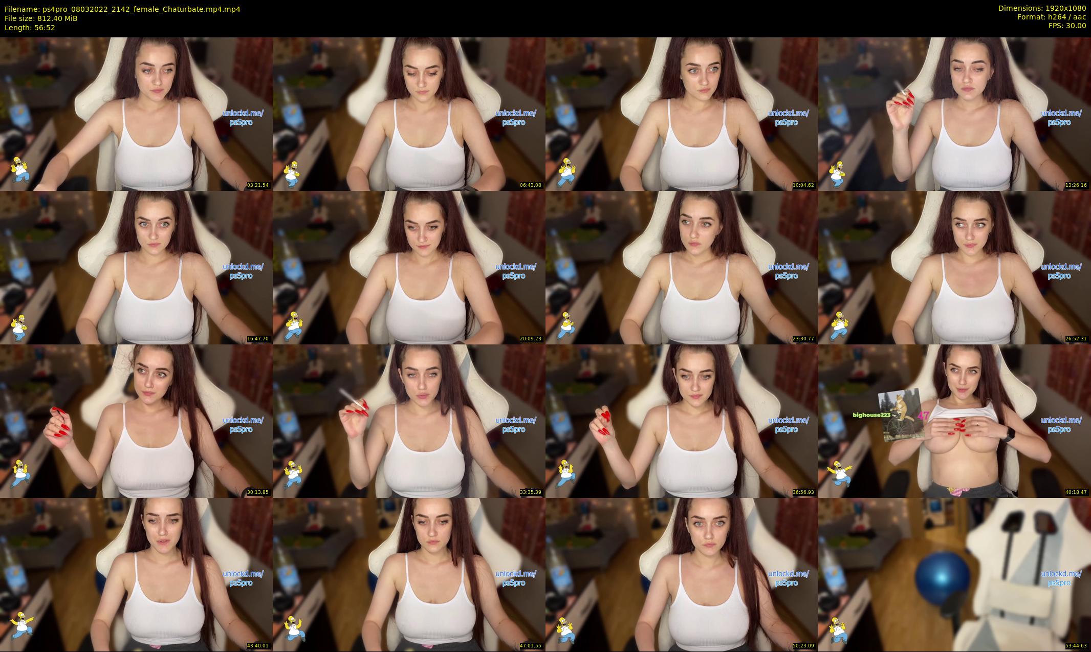 ps4pro — 57 minute Chaturbate female cam show recording, 1080p, Mar 8, 2022