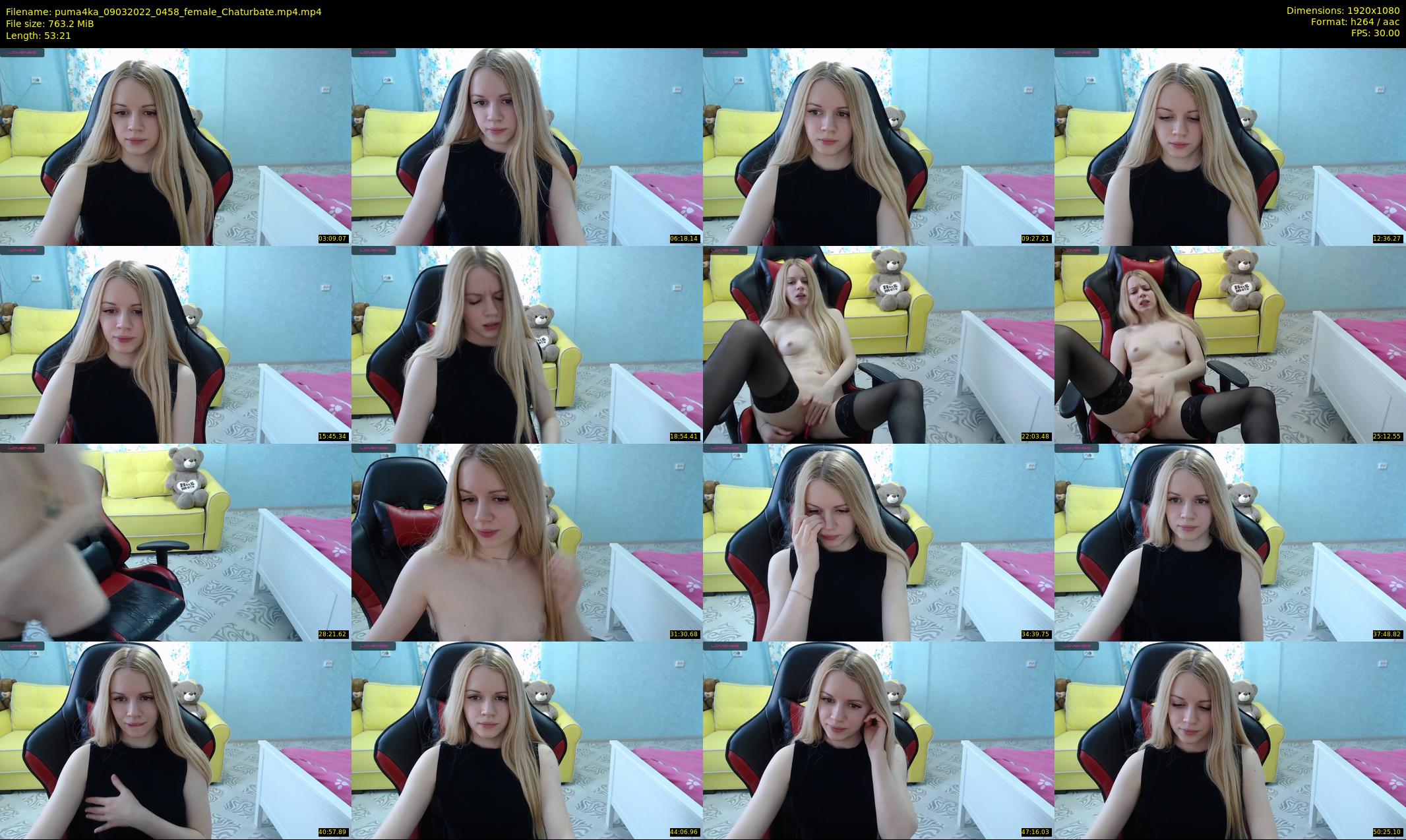 puma4ka — 54 minute Chaturbate female cam show recording, 1080p, Mar 9, 2022