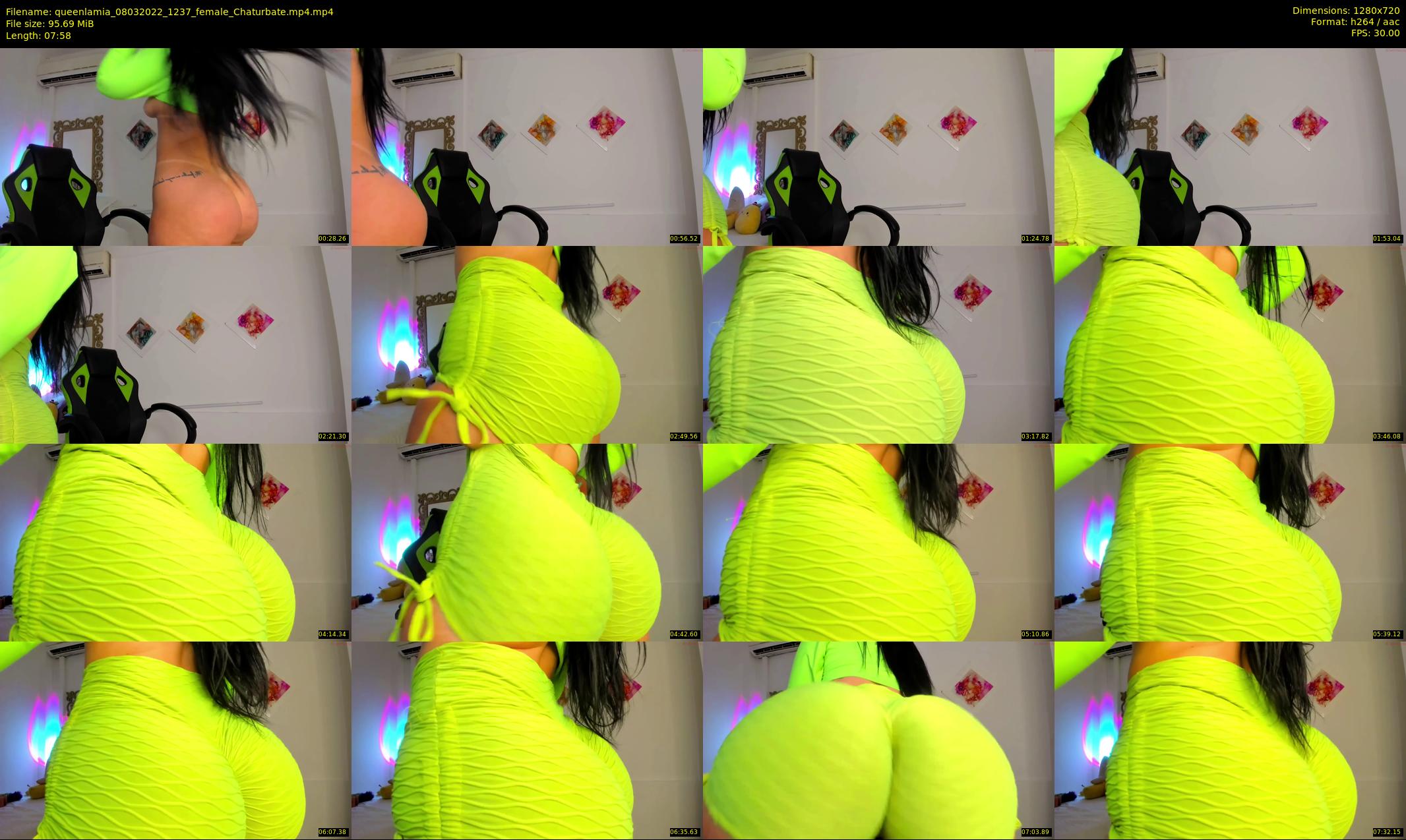 queenlamia — 8 minute Chaturbate female cam show recording, 720p, Mar 8, 2022