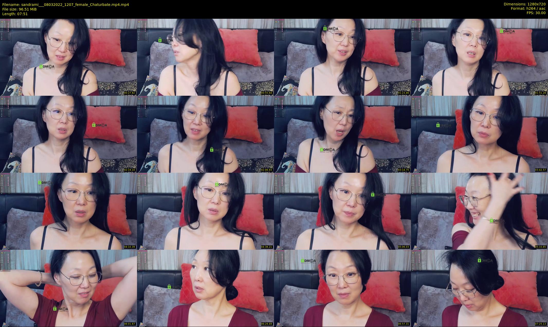 sandrami__ — 8 minute Chaturbate female cam show recording, 720p, Mar 8, 2022