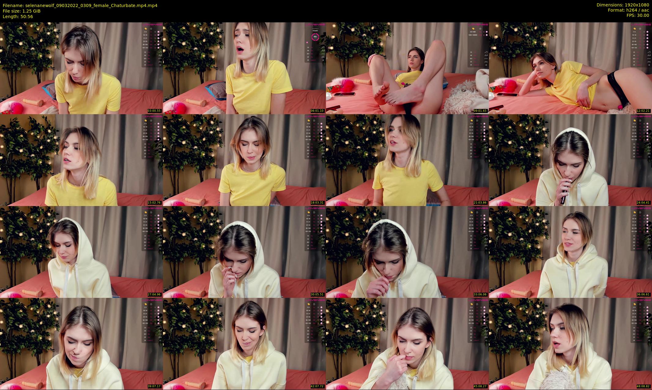 selenanewolf — 51 minute Chaturbate couple cam show recording, 1080p, Mar 9, 2022