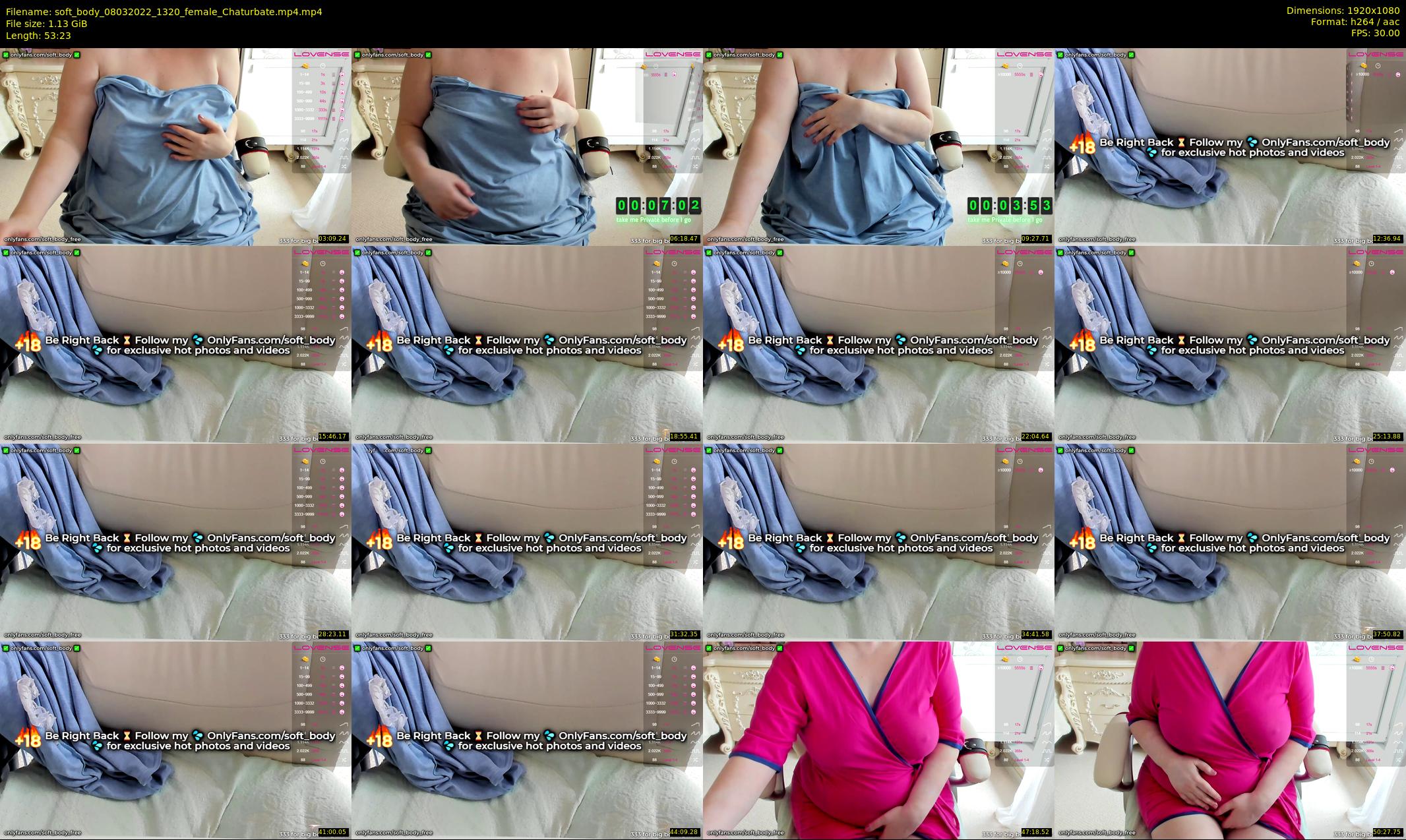 soft_body — 54 minute Chaturbate female cam show recording, 1080p, Mar 8, 2022