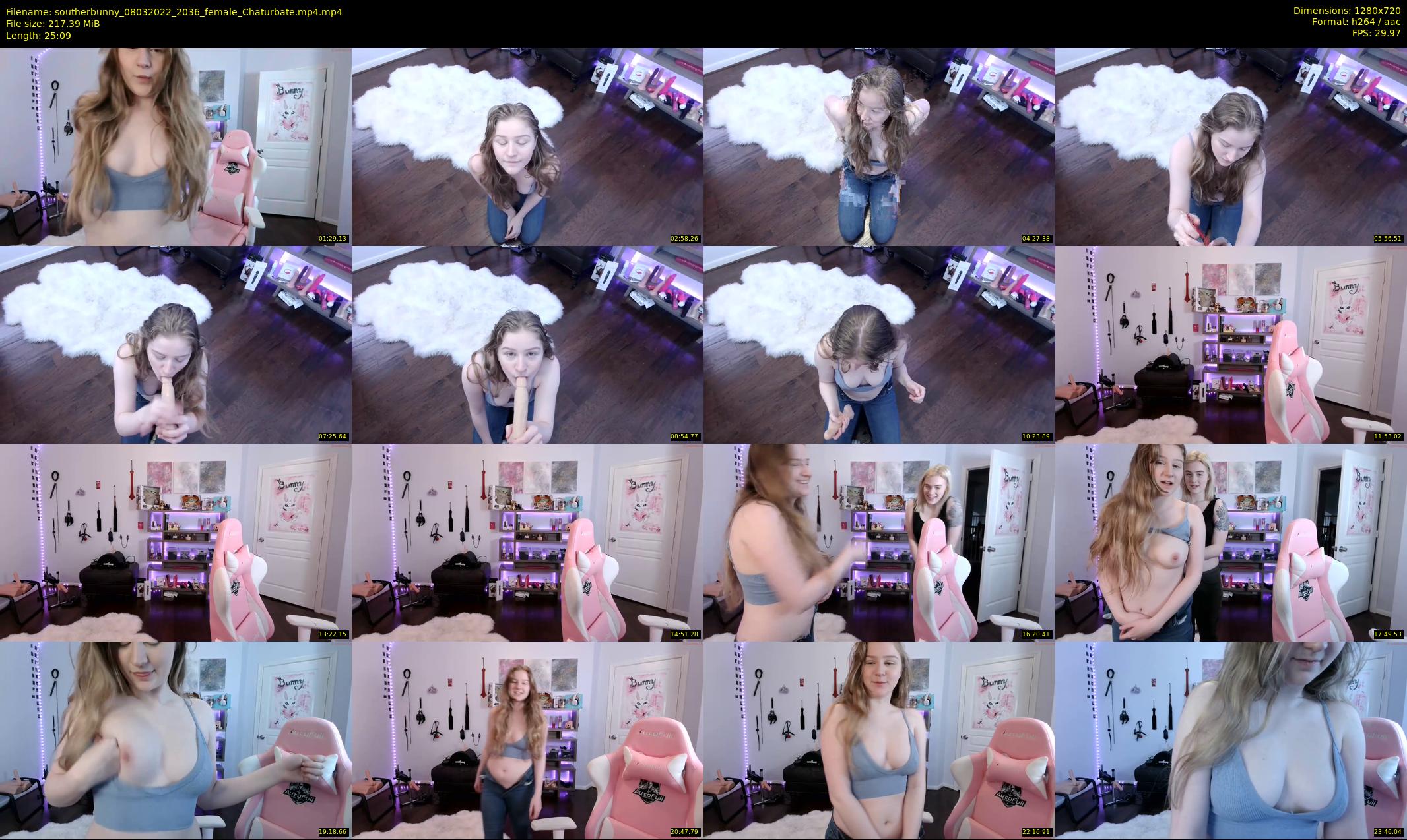 southerbunny — 26 minute Chaturbate female cam show recording, 720p, Mar 8, 2022