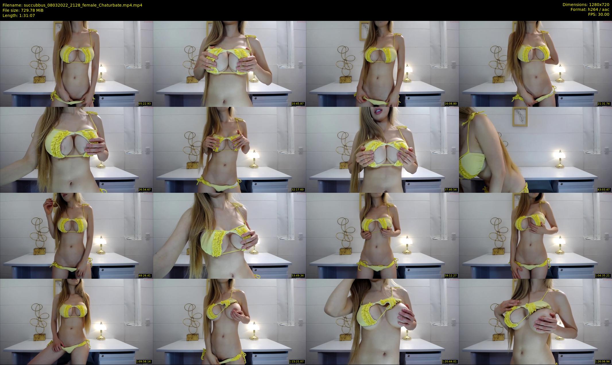 succubbus — 92 minute Chaturbate female cam show recording, 720p, Mar 8, 2022