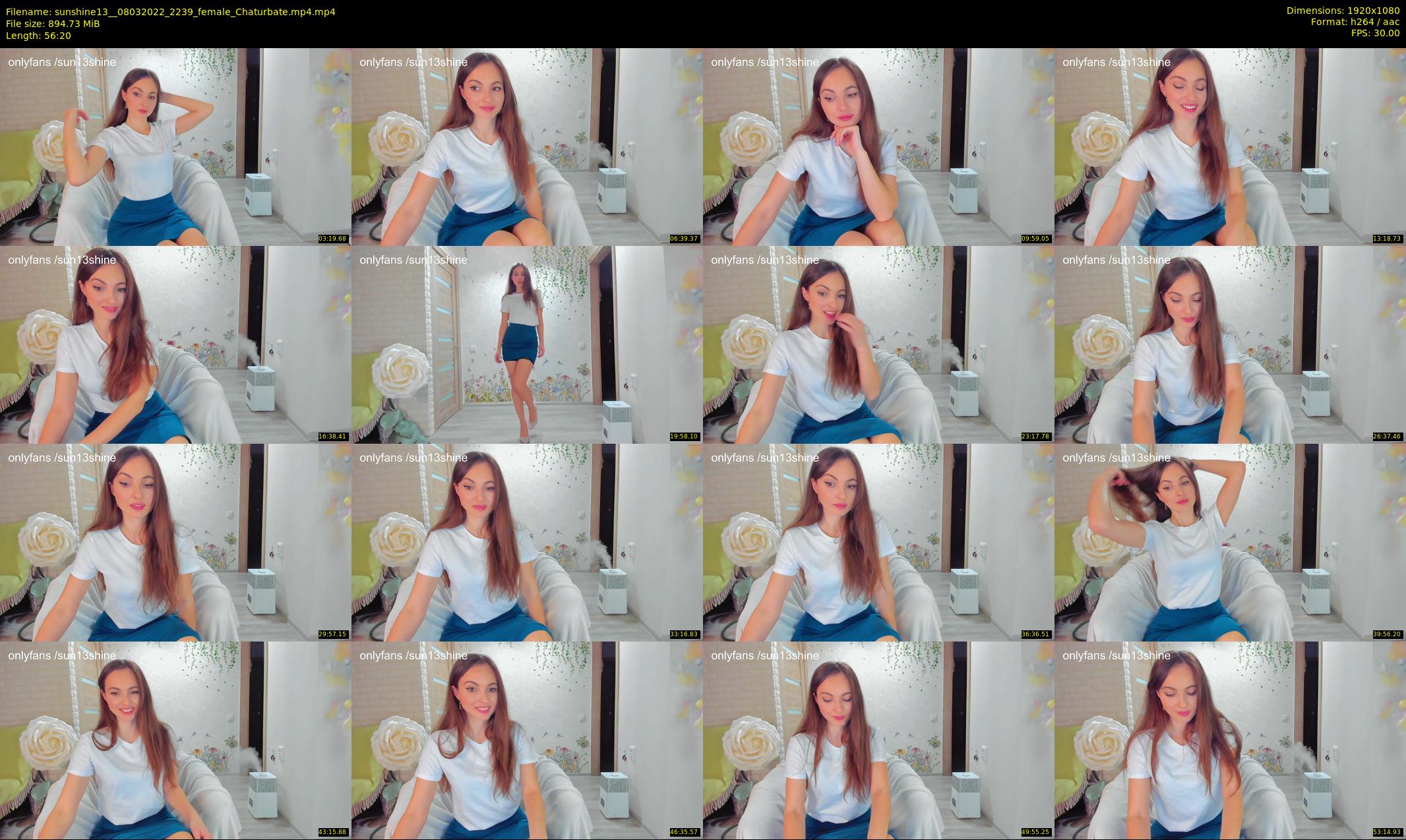 sunshine13_ — 57 minute Chaturbate female cam show recording, 1080p, Mar 8, 2022