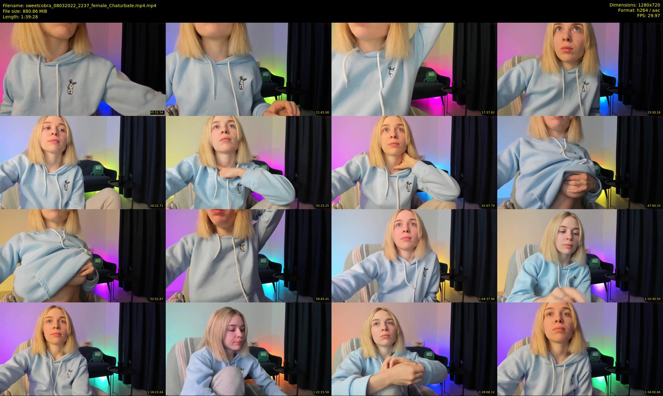 sweetcobra — 100 minute Chaturbate female cam show recording, 720p, Mar 8, 2022