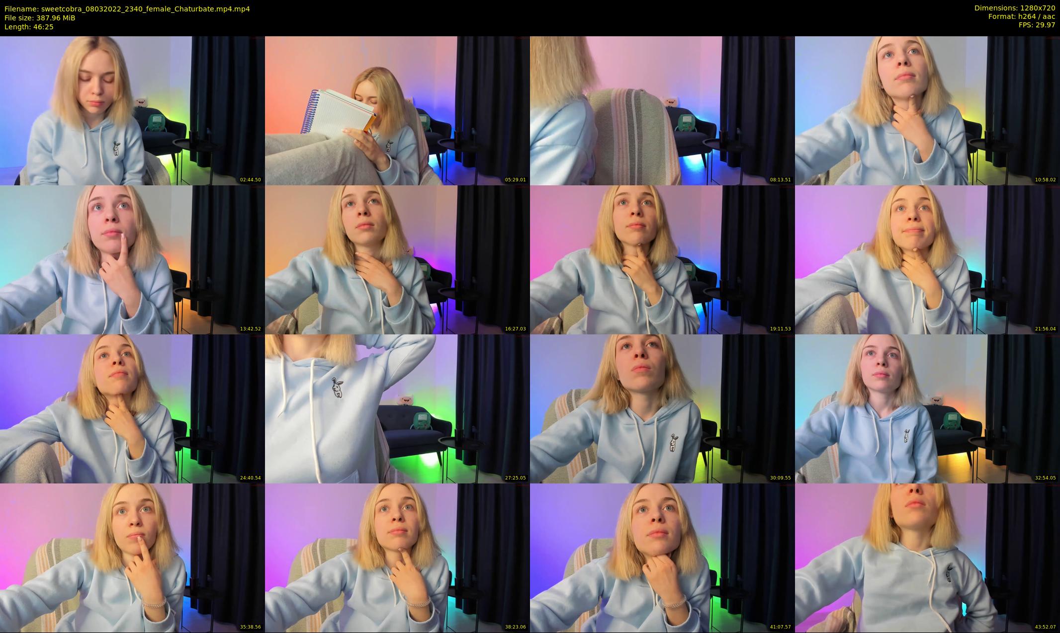 sweetcobra — 47 minute Chaturbate female cam show recording, 720p, Mar 8, 2022