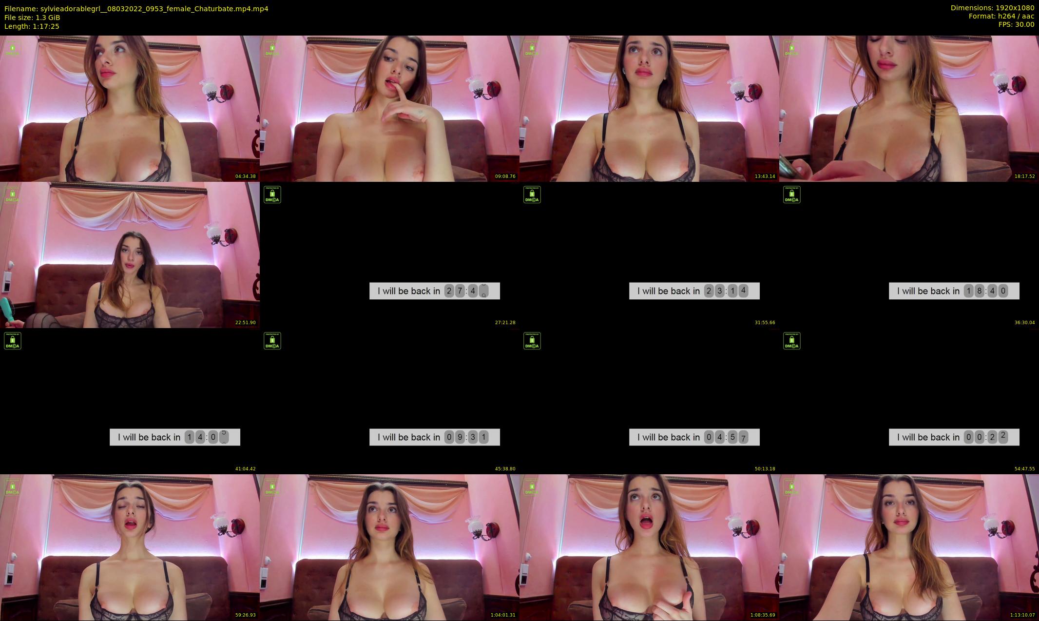 sylvieadorablegrl_ — 78 minute Chaturbate female cam show recording, 1080p, Mar 8, 2022