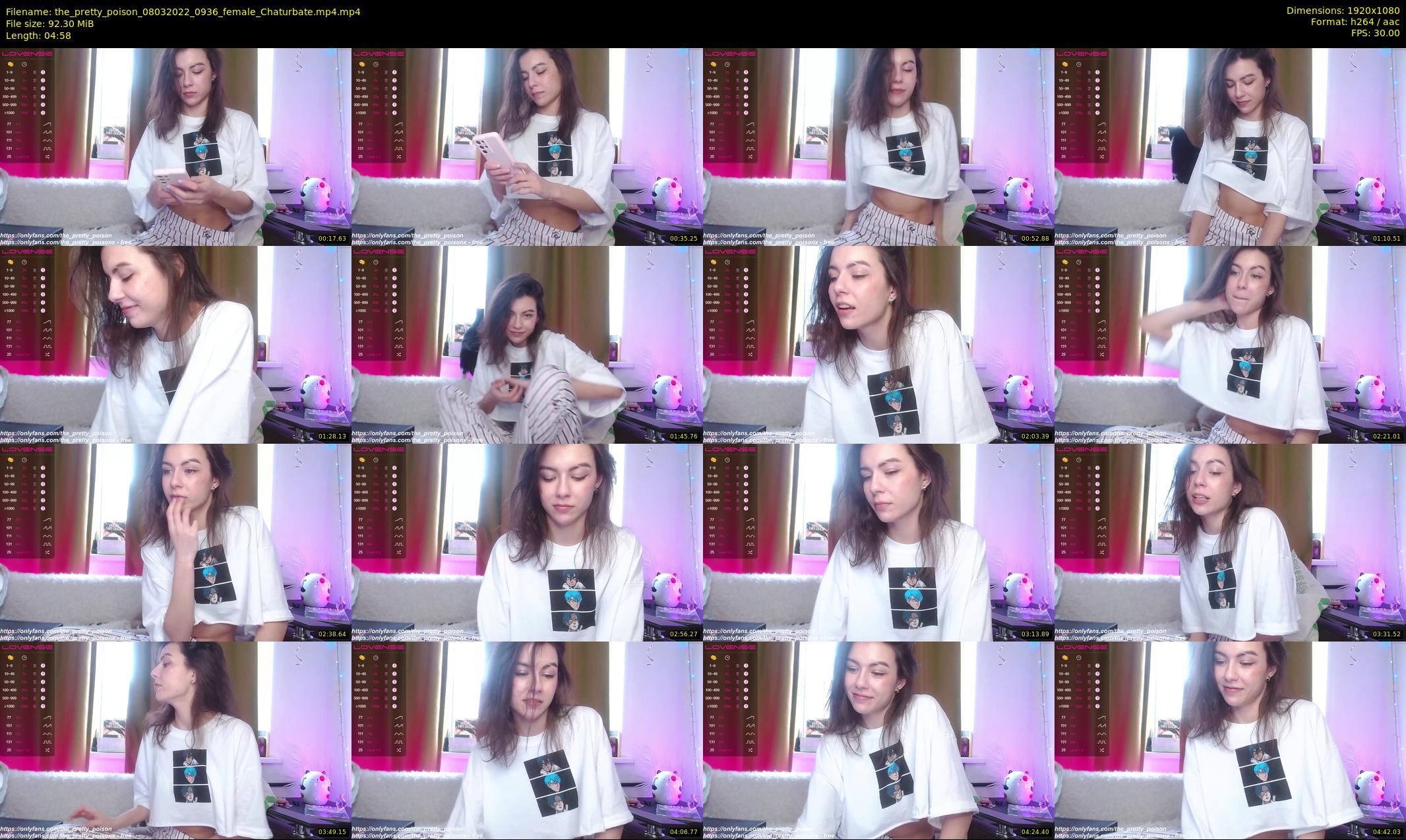 the_pretty_poison — 5 minute Chaturbate couple cam show recording, 1080p, Mar 8, 2022