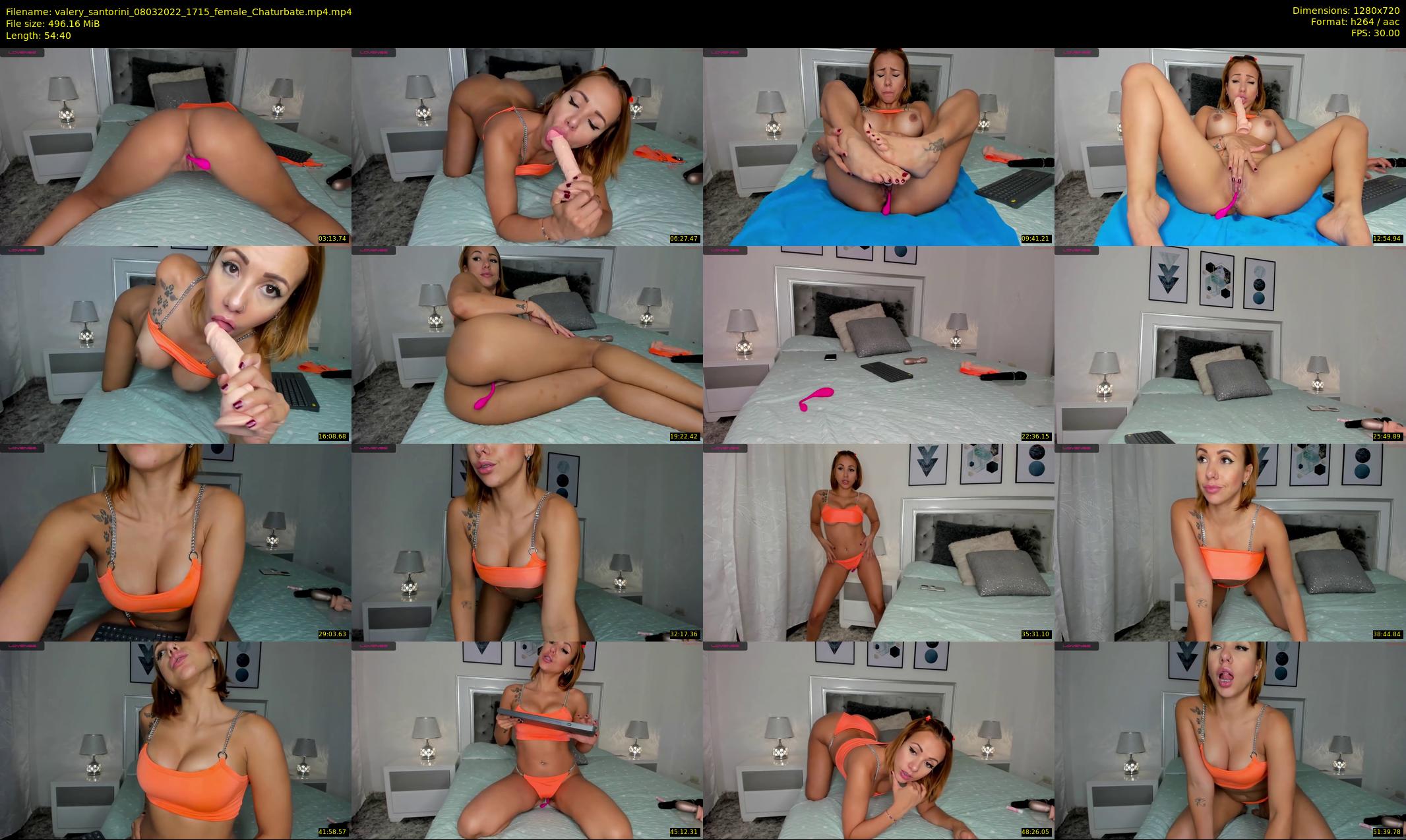 valery_santorini — 55 minute Chaturbate female cam show recording, 720p, Mar 8, 2022