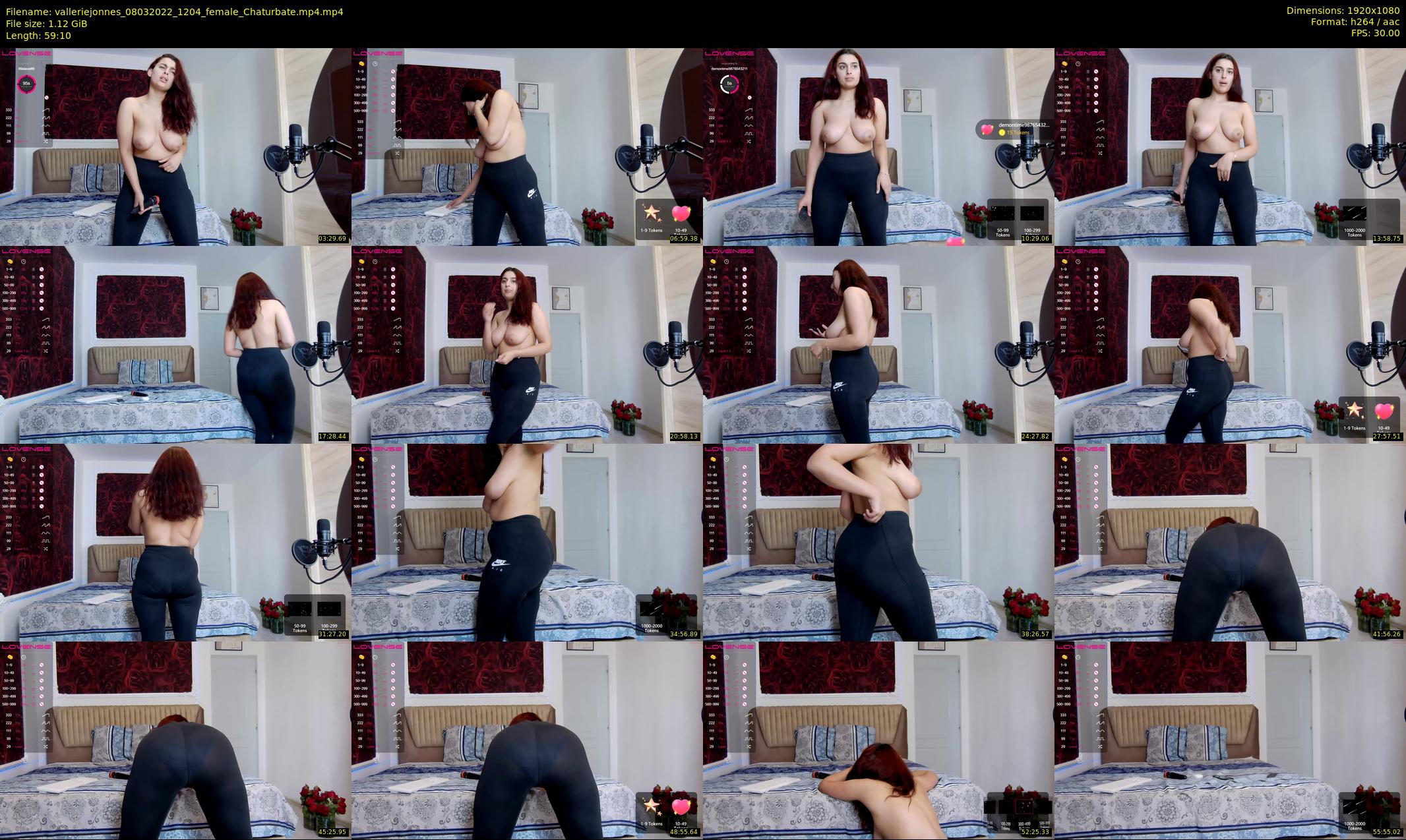 valleriejonnes — 60 minute Chaturbate female cam show recording, 1080p, Mar 8, 2022