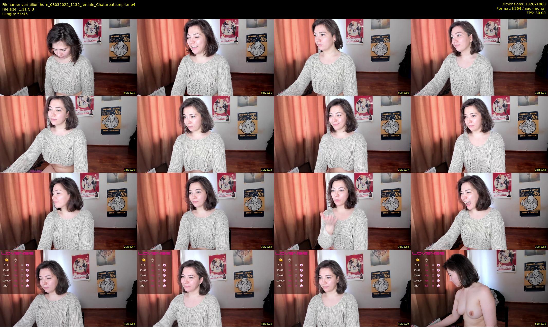 vermilionthorn — 55 minute Chaturbate female cam show recording, 1080p, Mar 8, 2022