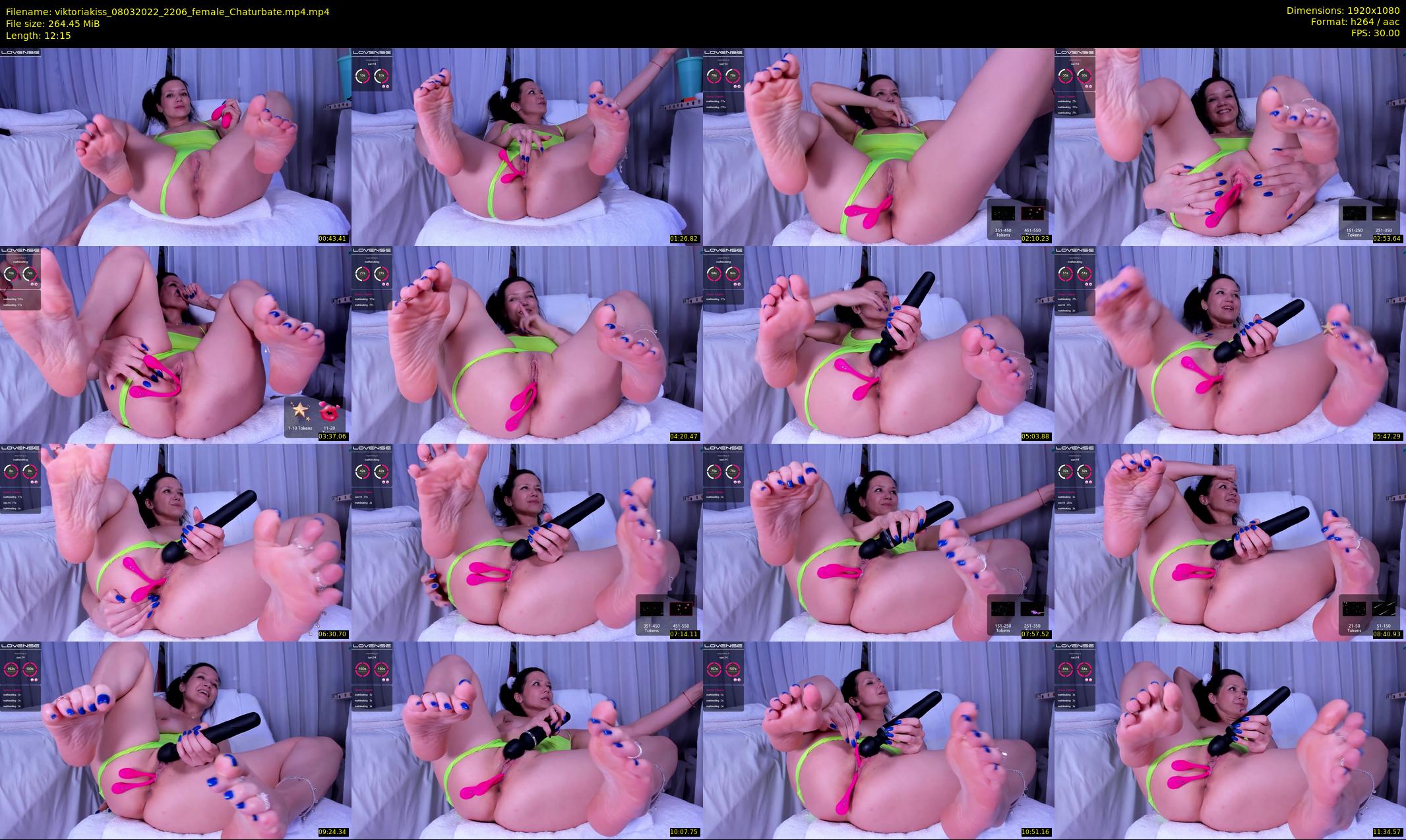 viktoriakiss — 13 minute Chaturbate female cam show recording, 1080p, Mar 8, 2022