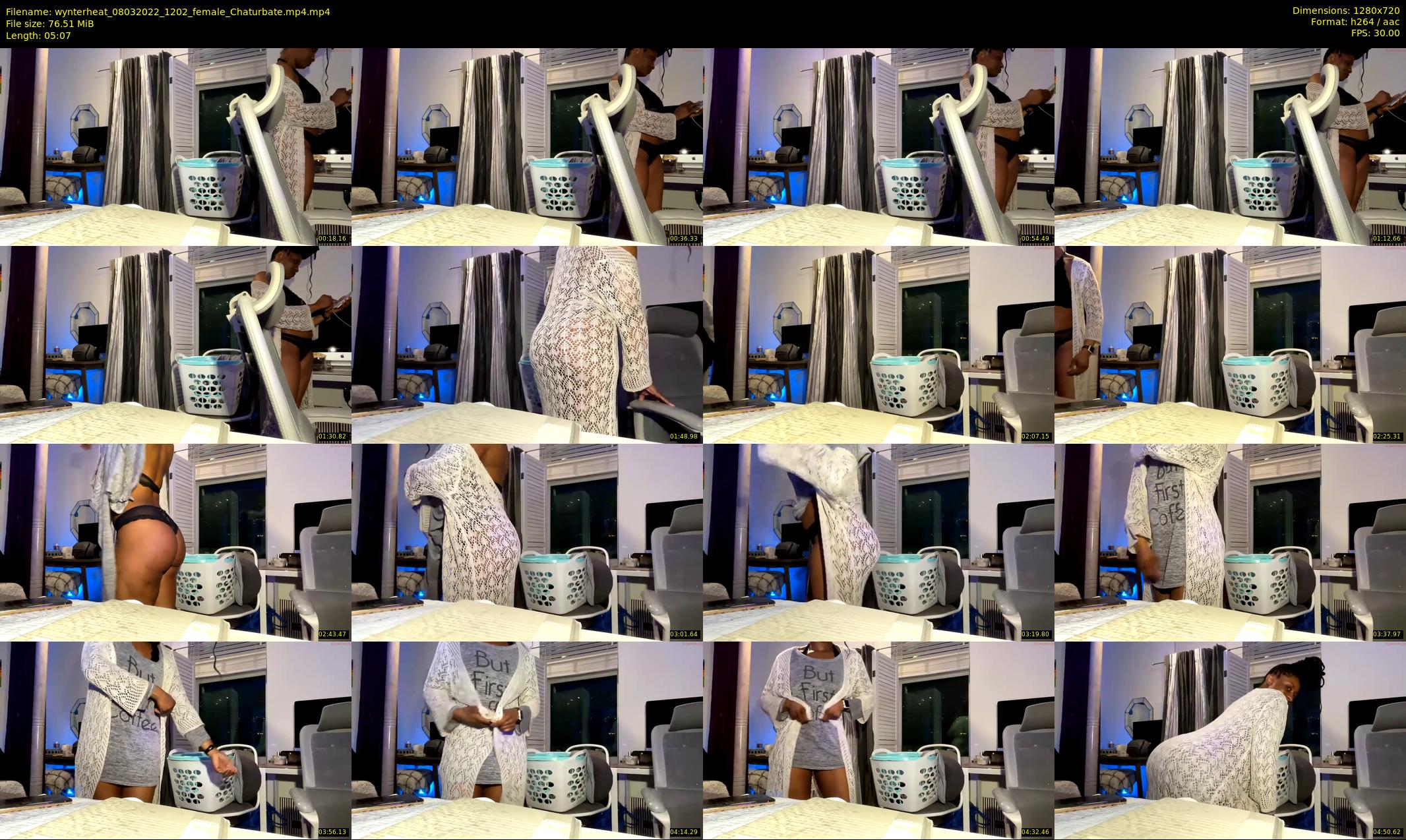 wynterheat — 6 minute Chaturbate female cam show recording, 720p, Mar 8, 2022