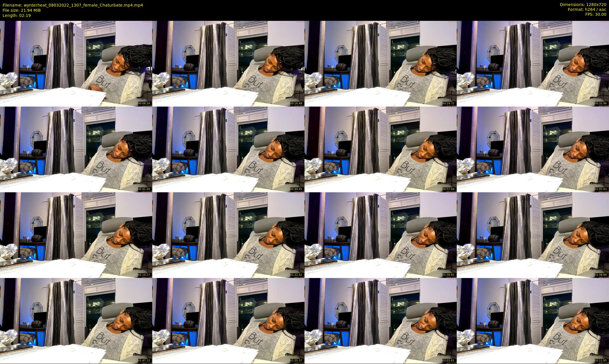 wynterheat — 3 minute Chaturbate female cam show recording, 720p, Mar 8, 2022