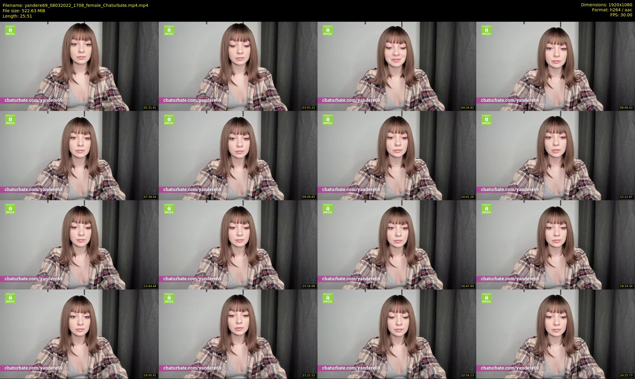 yandere69 — 26 minute Chaturbate female cam show recording, 1080p, Mar 8, 2022