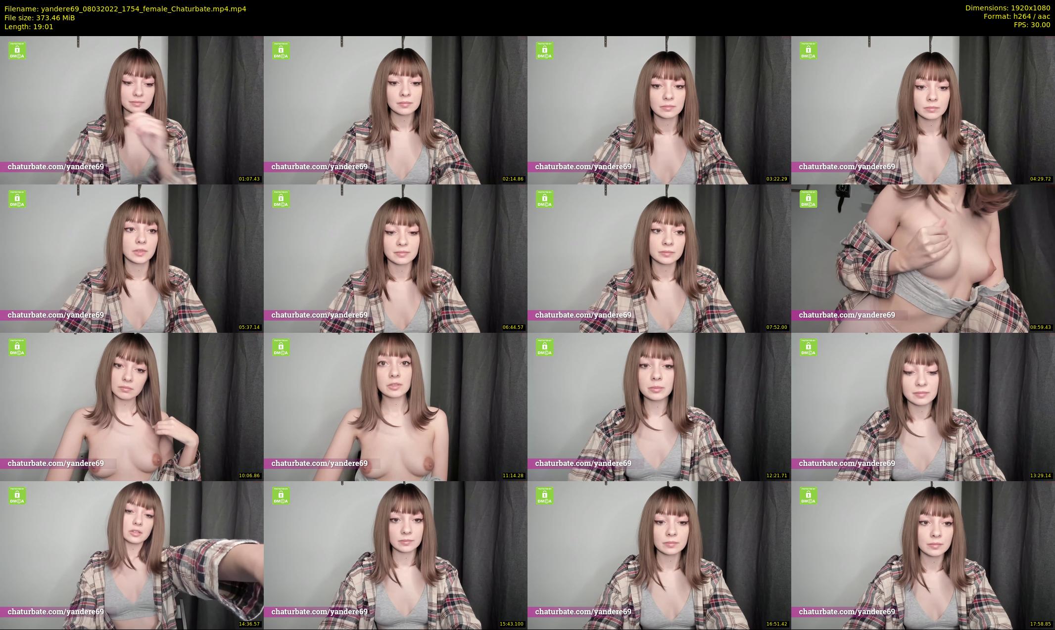 yandere69 — 20 minute Chaturbate female cam show recording, 1080p, Mar 8, 2022