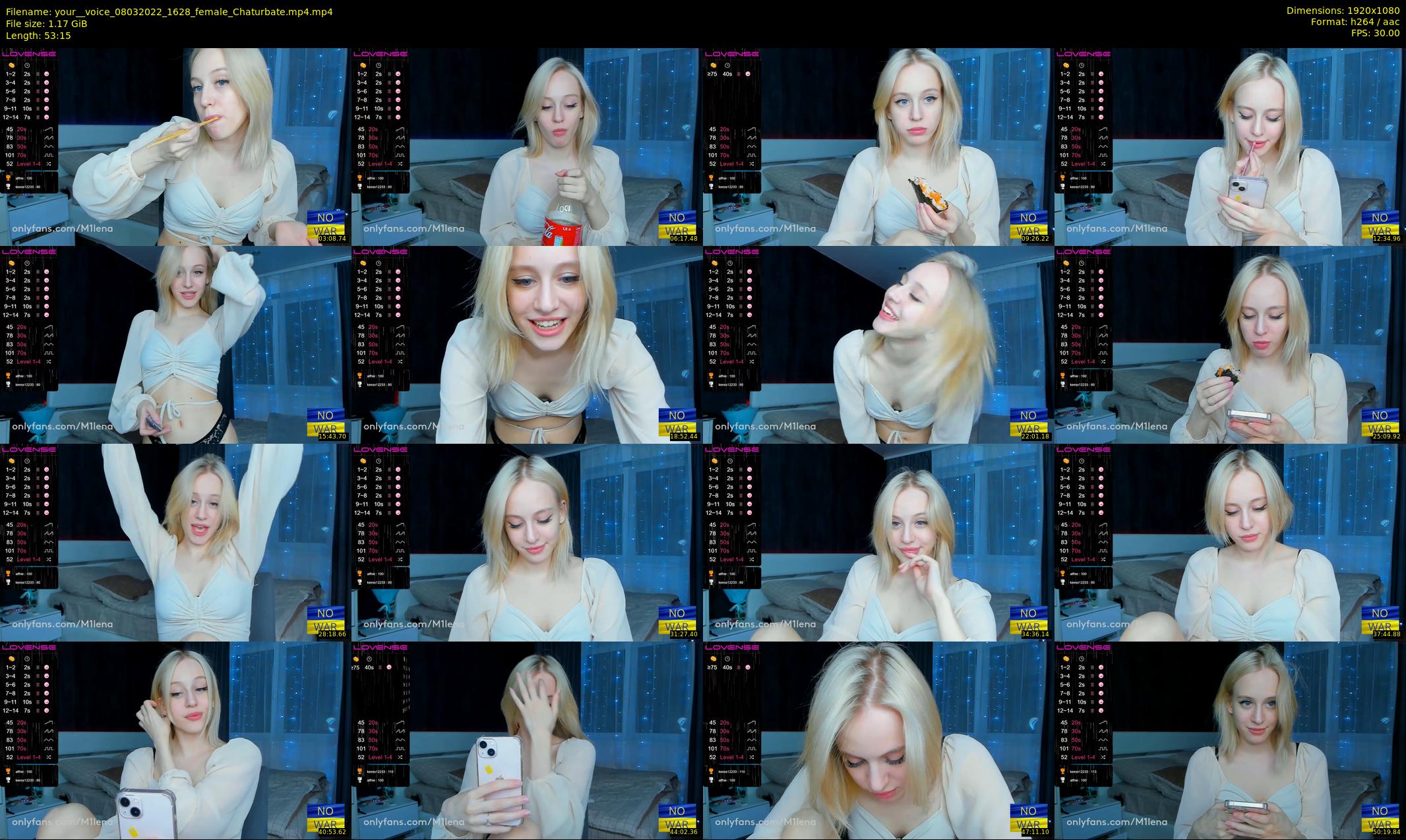 your__voice — 54 minute Chaturbate female cam show recording, 1080p, Mar 8, 2022