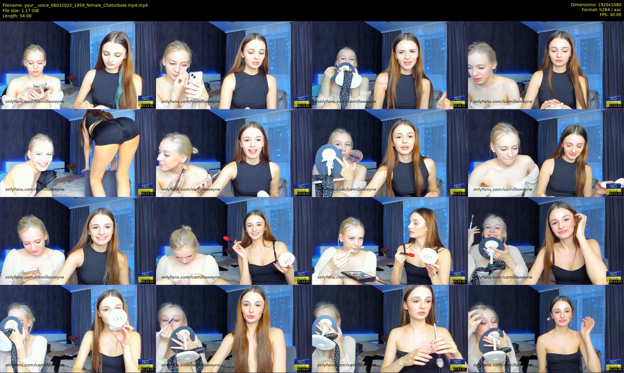 your__voice — 54 minute Chaturbate female cam show recording, 1080p, Mar 8, 2022