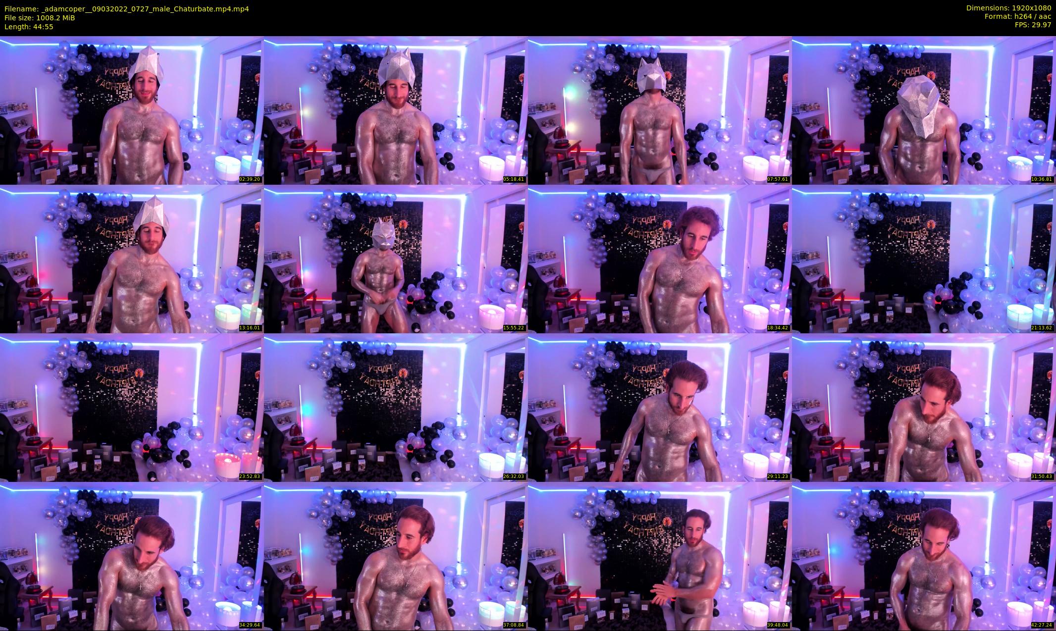_adamcoper_ — 45 minute Chaturbate male cam show recording, 1080p, Mar 9, 2022