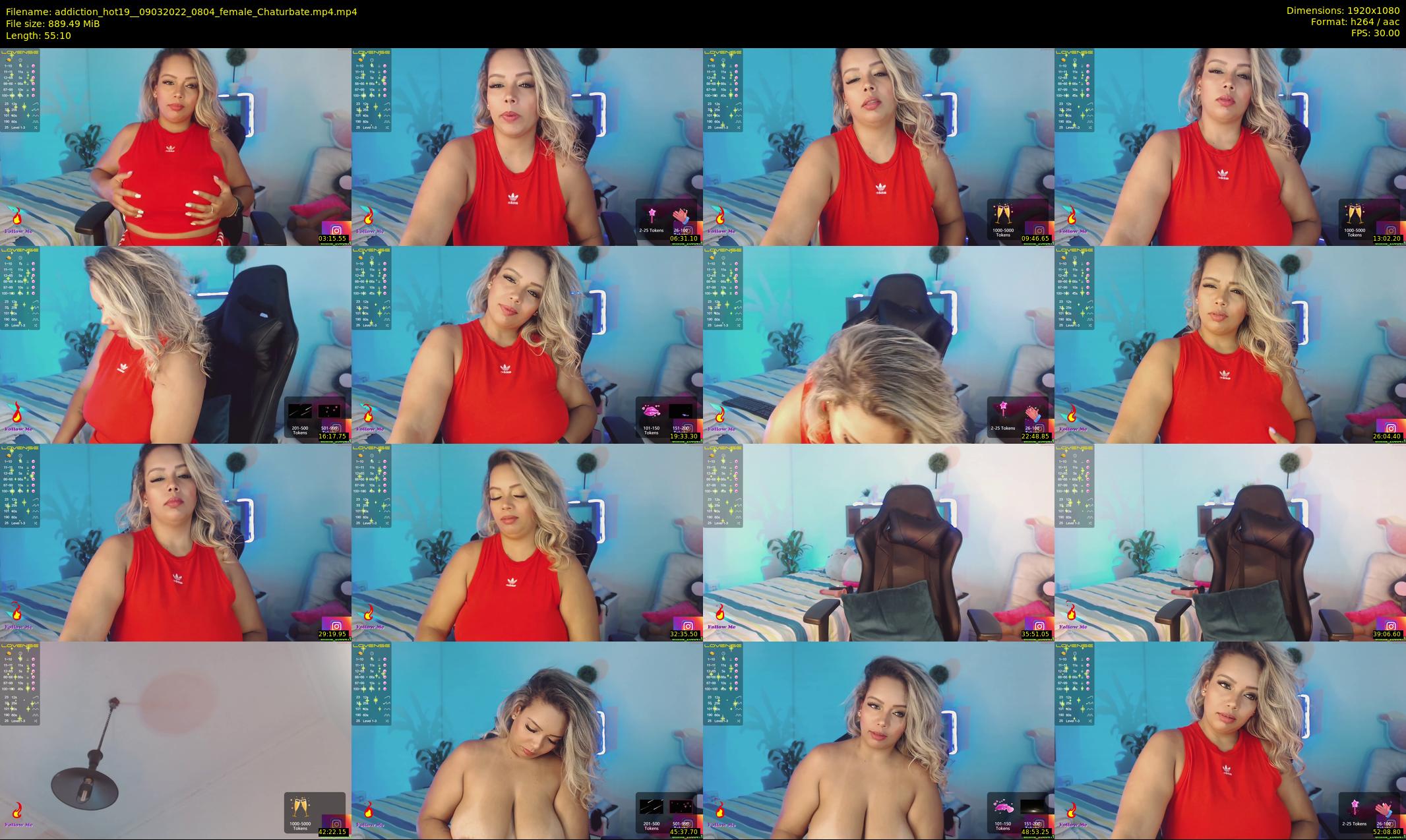 addiction_hot19_ — 56 minute Chaturbate female cam show recording, 1080p, Mar 9, 2022