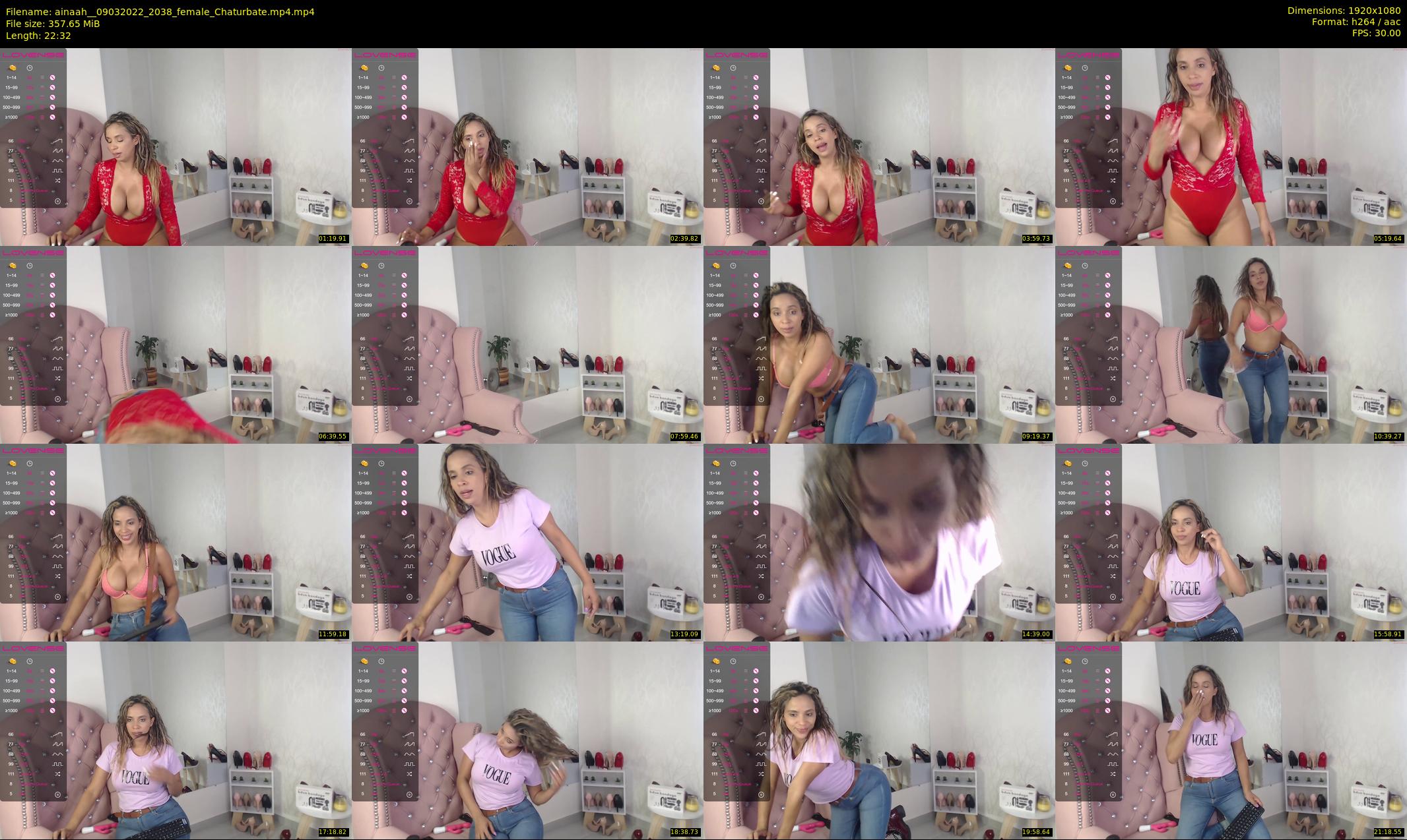 ainaah_ — 23 minute Chaturbate female cam show recording, 1080p, Mar 9, 2022