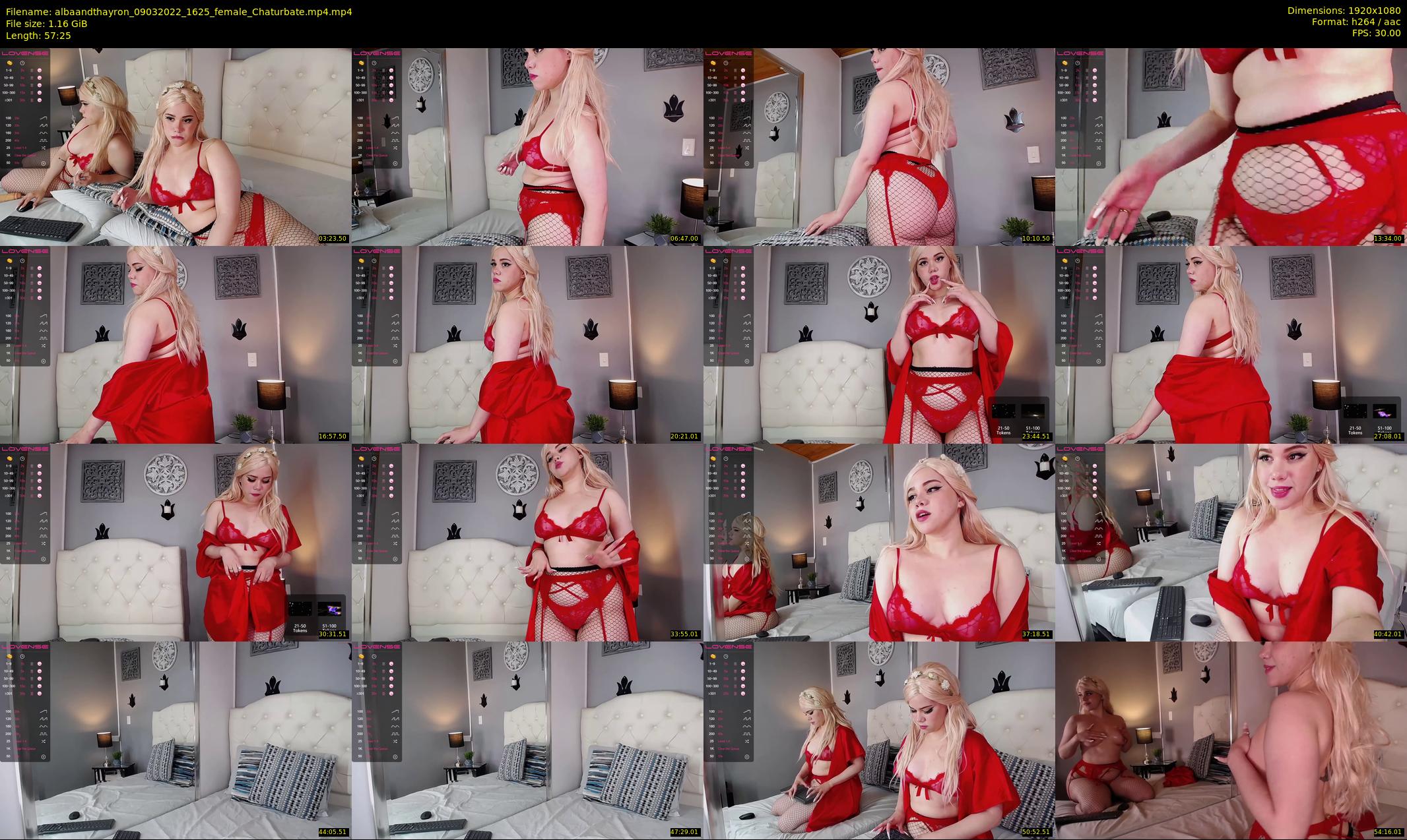 albaandthayron — 58 minute Chaturbate couple cam show recording, 1080p, Mar 9, 2022