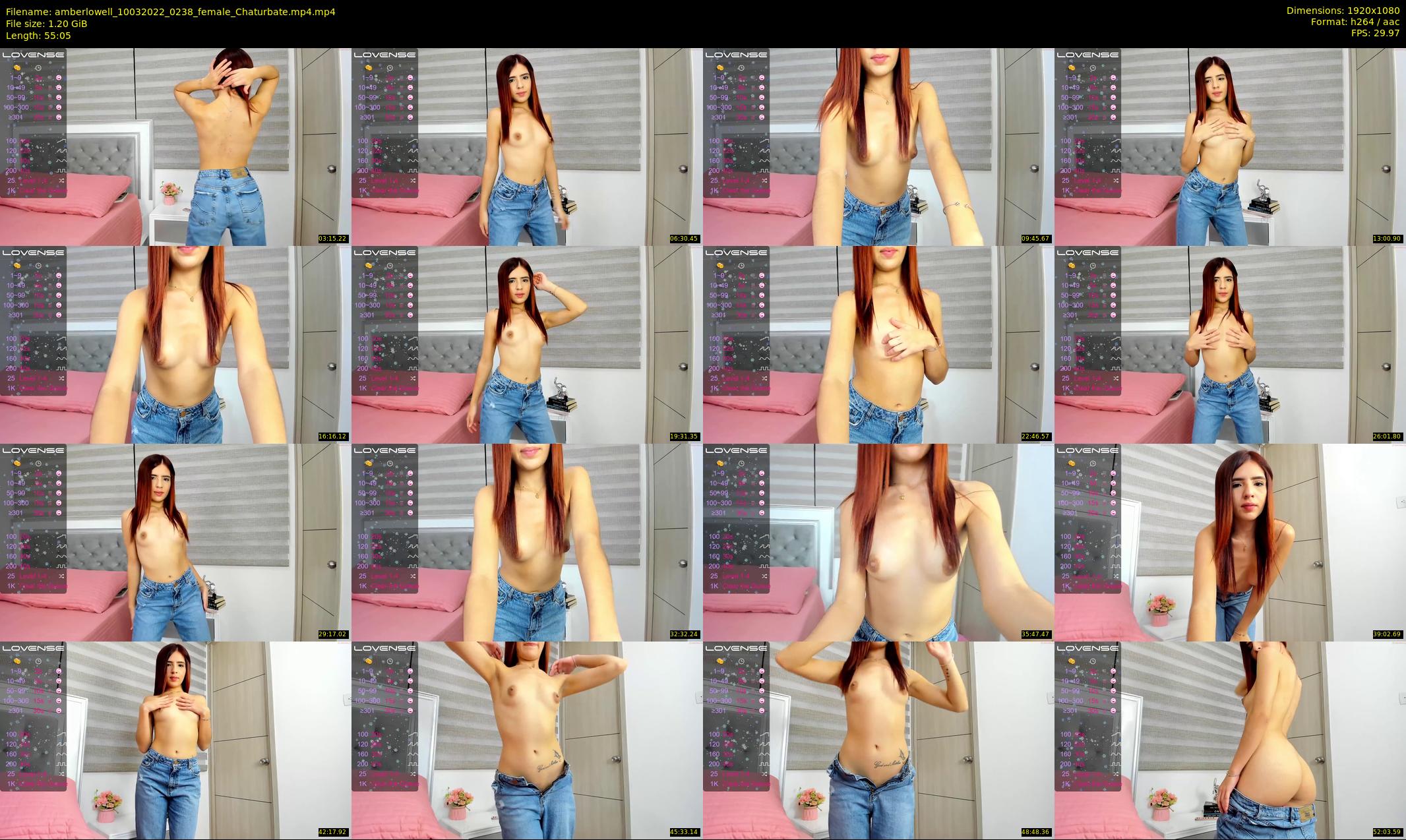 amberlowell — 56 minute Chaturbate female cam show recording, 1080p, Mar 10, 2022