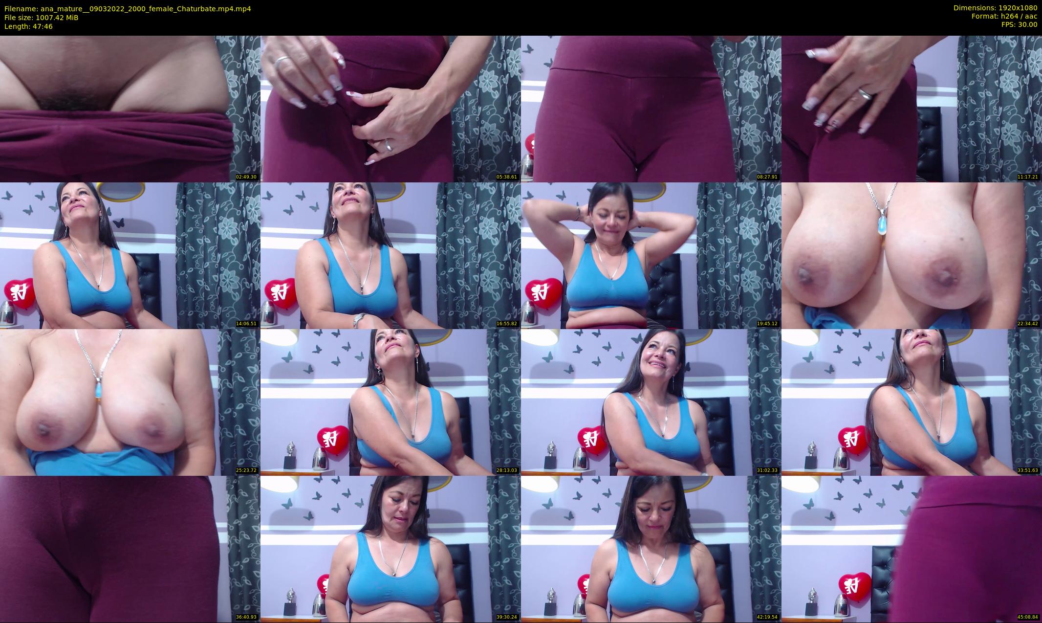 ana_mature_ — 48 minute Chaturbate female cam show recording, 1080p, Mar 9, 2022