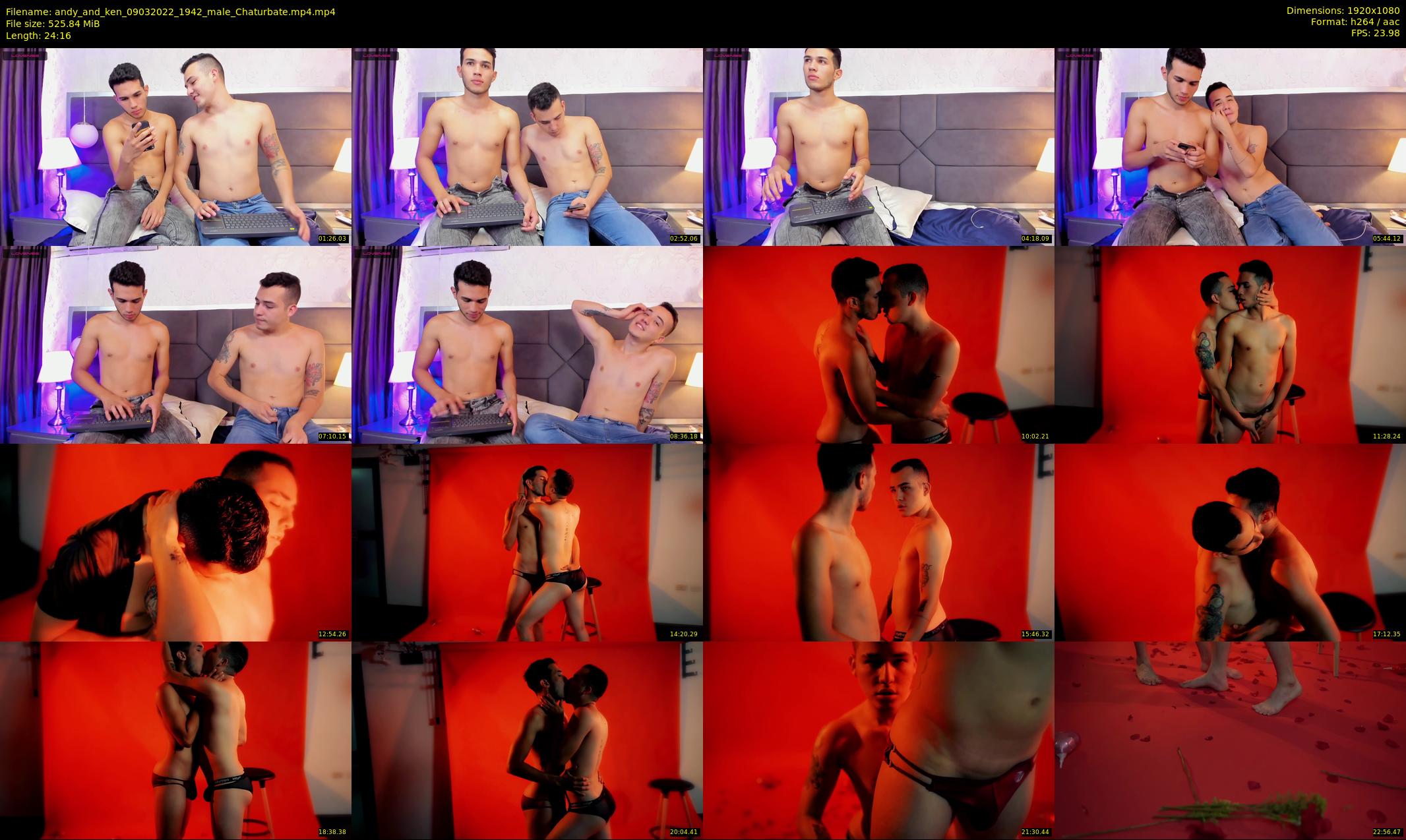 andy_and_ken — 25 minute Chaturbate male cam show recording, 1080p, Mar 9, 2022