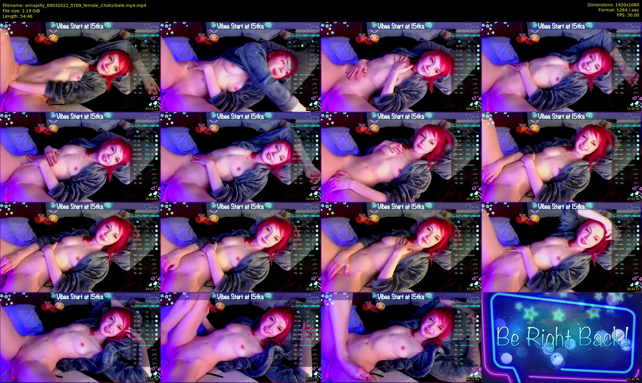 annajelly — 55 minute Chaturbate couple cam show recording, 1080p, Mar 9, 2022