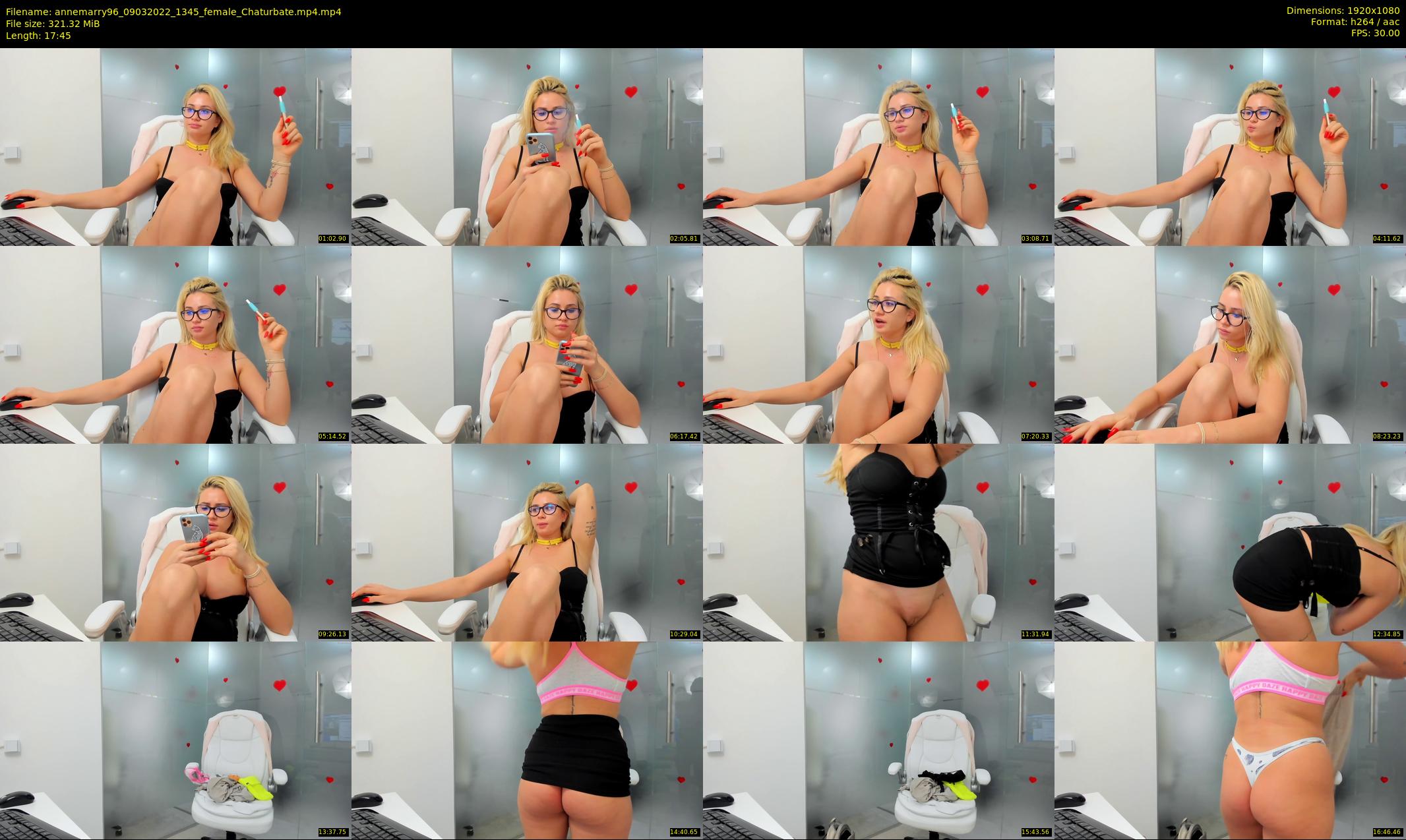 annemarry96 — 18 minute Chaturbate female cam show recording, 1080p, Mar 9, 2022
