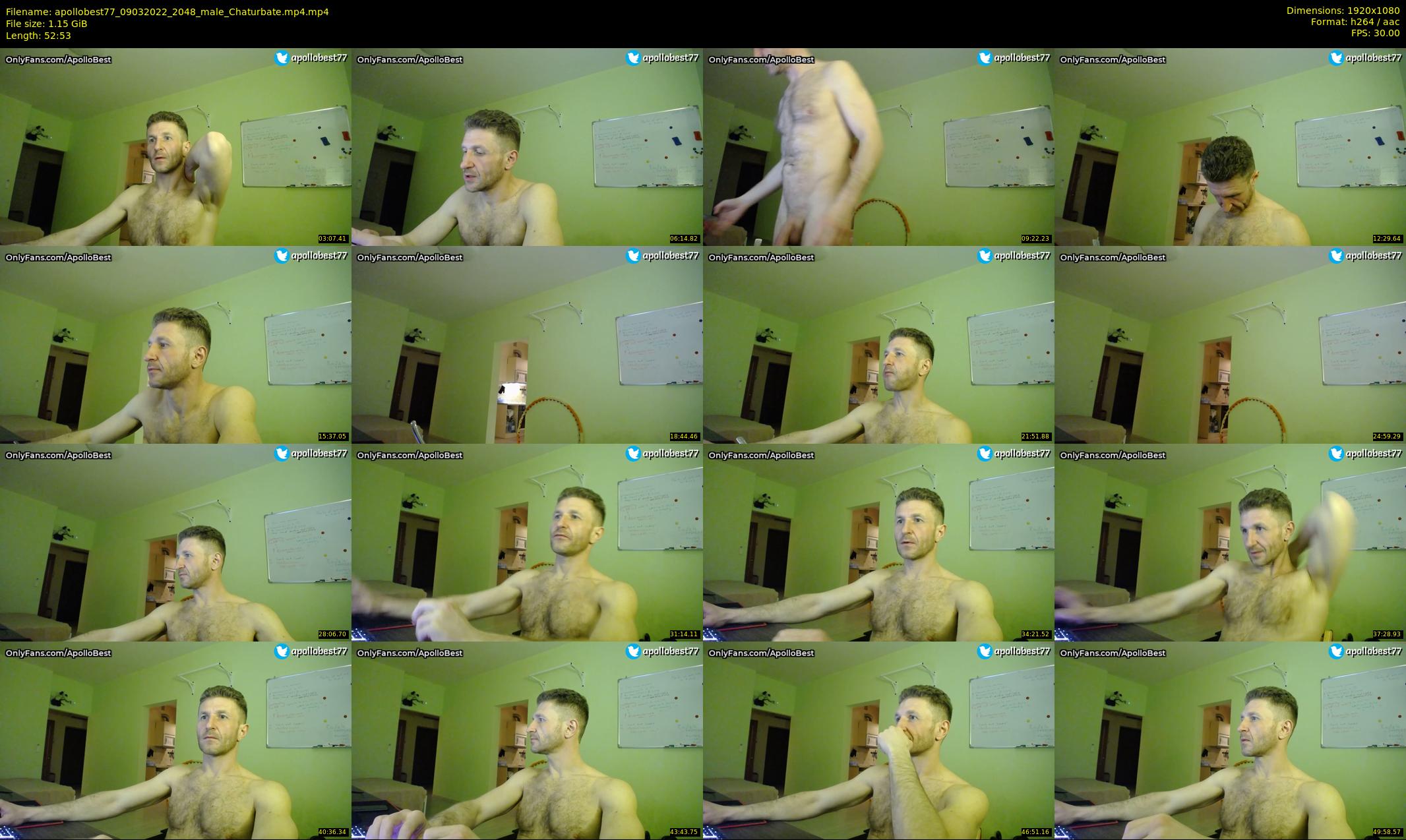 apollobest77 — 53 minute Chaturbate male cam show recording, 1080p, Mar 9, 2022