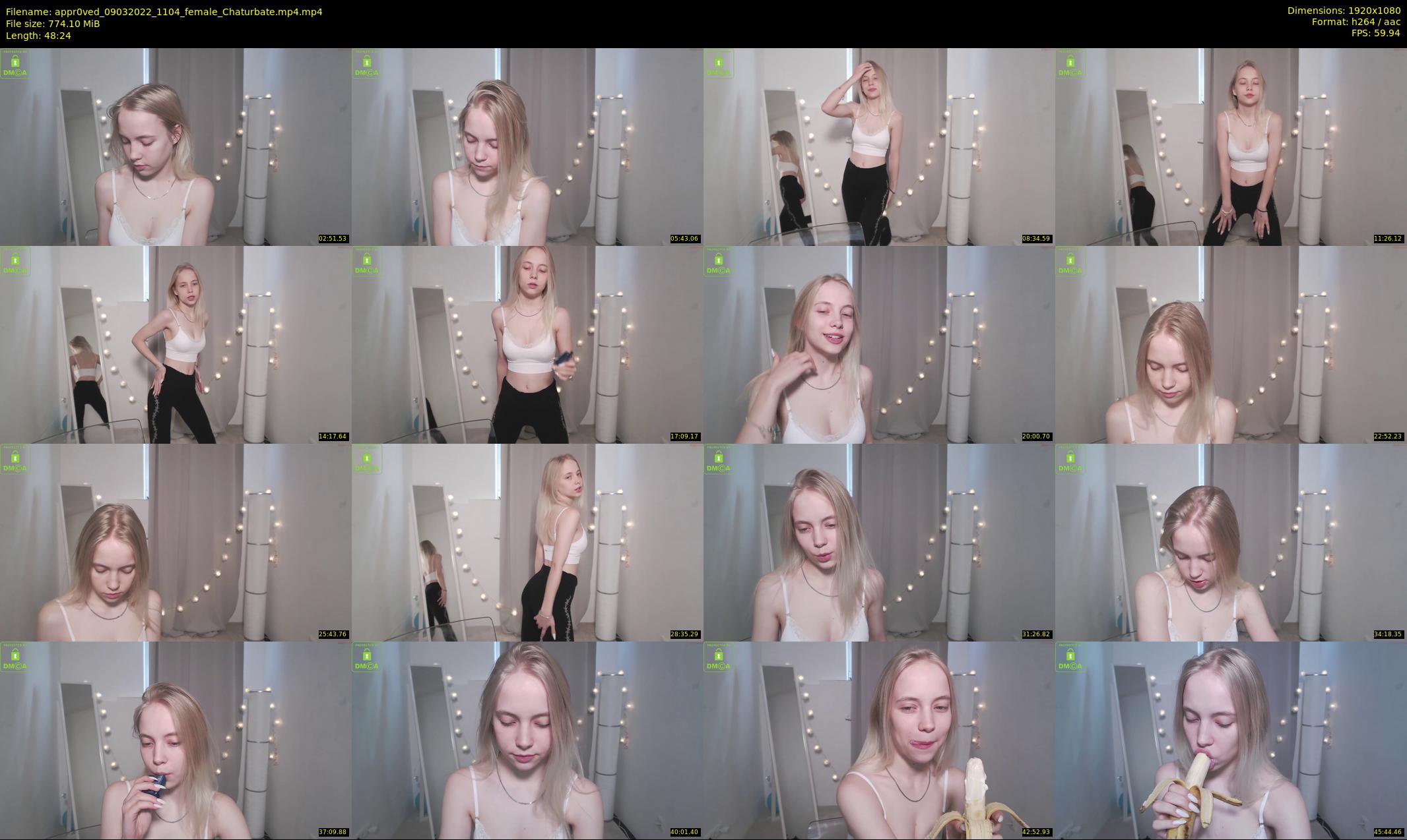 appr0ved — 49 minute Chaturbate female cam show recording, 1080p, Mar 9, 2022
