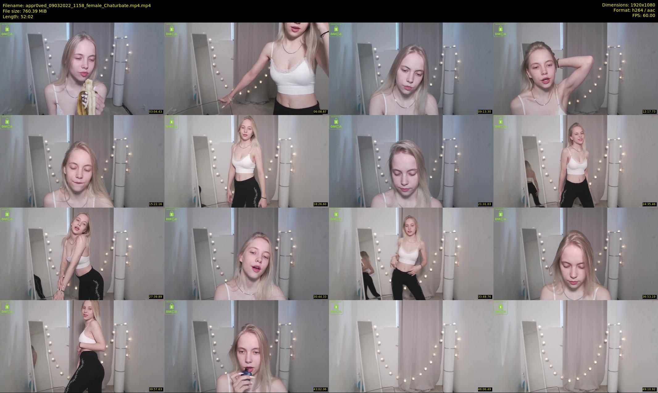 appr0ved — 53 minute Chaturbate female cam show recording, 1080p, Mar 9, 2022