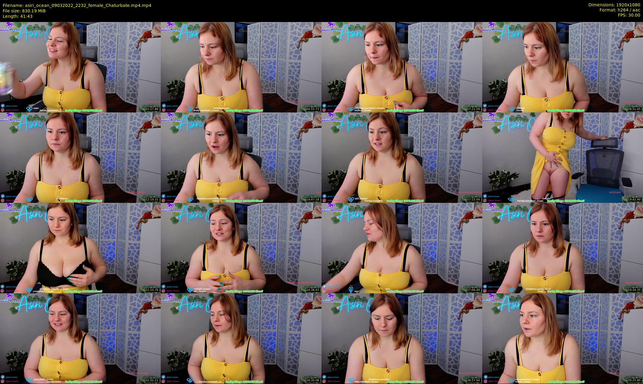 asiri_ocean — 42 minute Chaturbate female cam show recording, 1080p, Mar 9, 2022