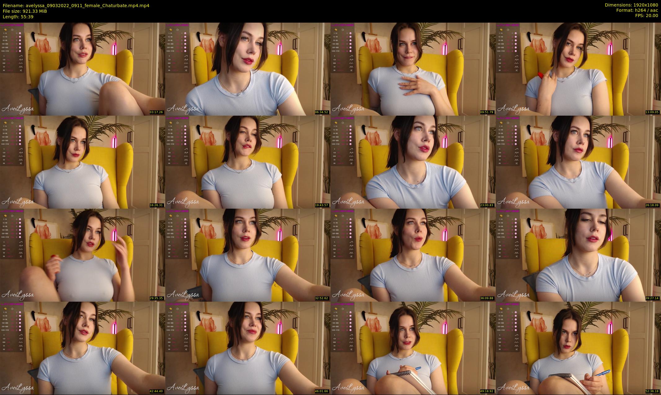 avelyssa — 56 minute Chaturbate female cam show recording, 1080p, Mar 9, 2022