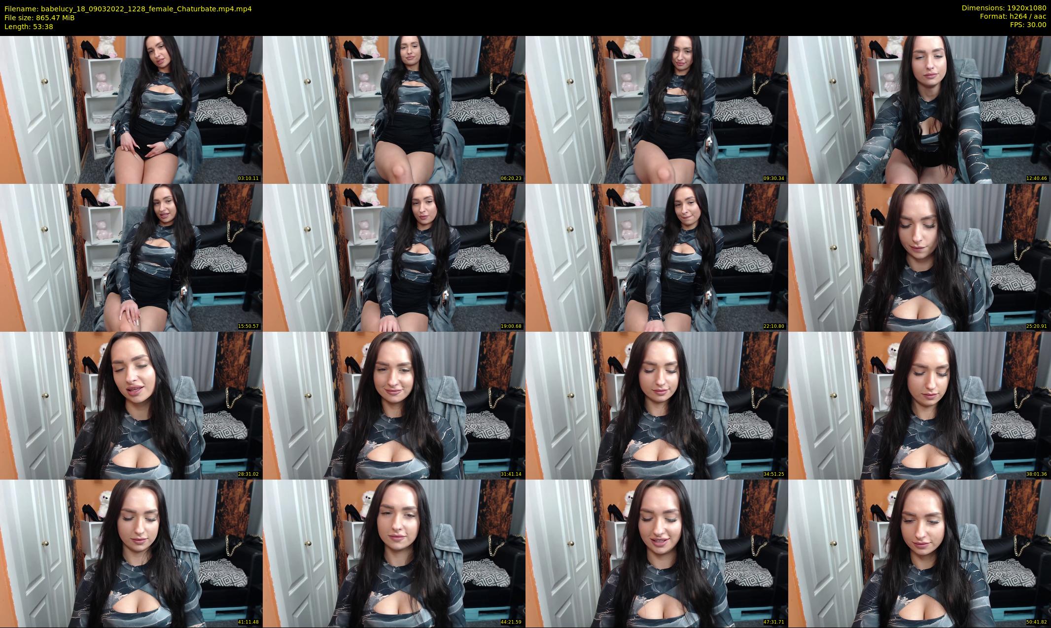 babelucy_18 — 54 minute Chaturbate female cam show recording, 1080p, Mar 9, 2022