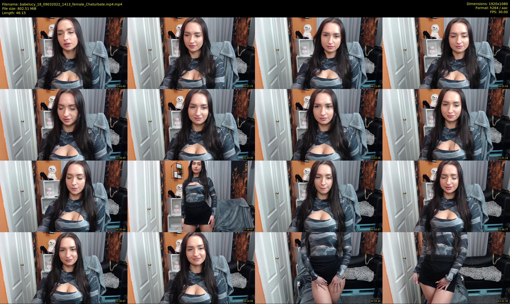 babelucy_18 — 47 minute Chaturbate female cam show recording, 1080p, Mar 9, 2022