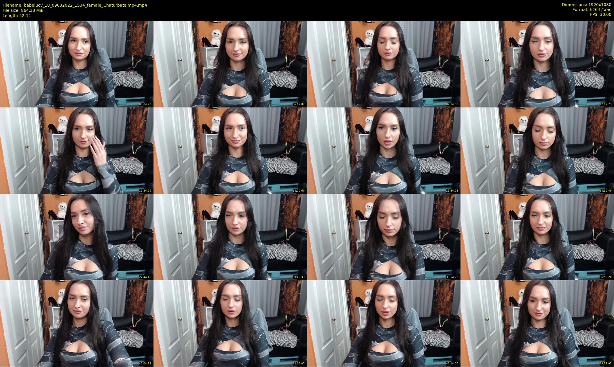 babelucy_18 — 53 minute Chaturbate female cam show recording, 1080p, Mar 9, 2022