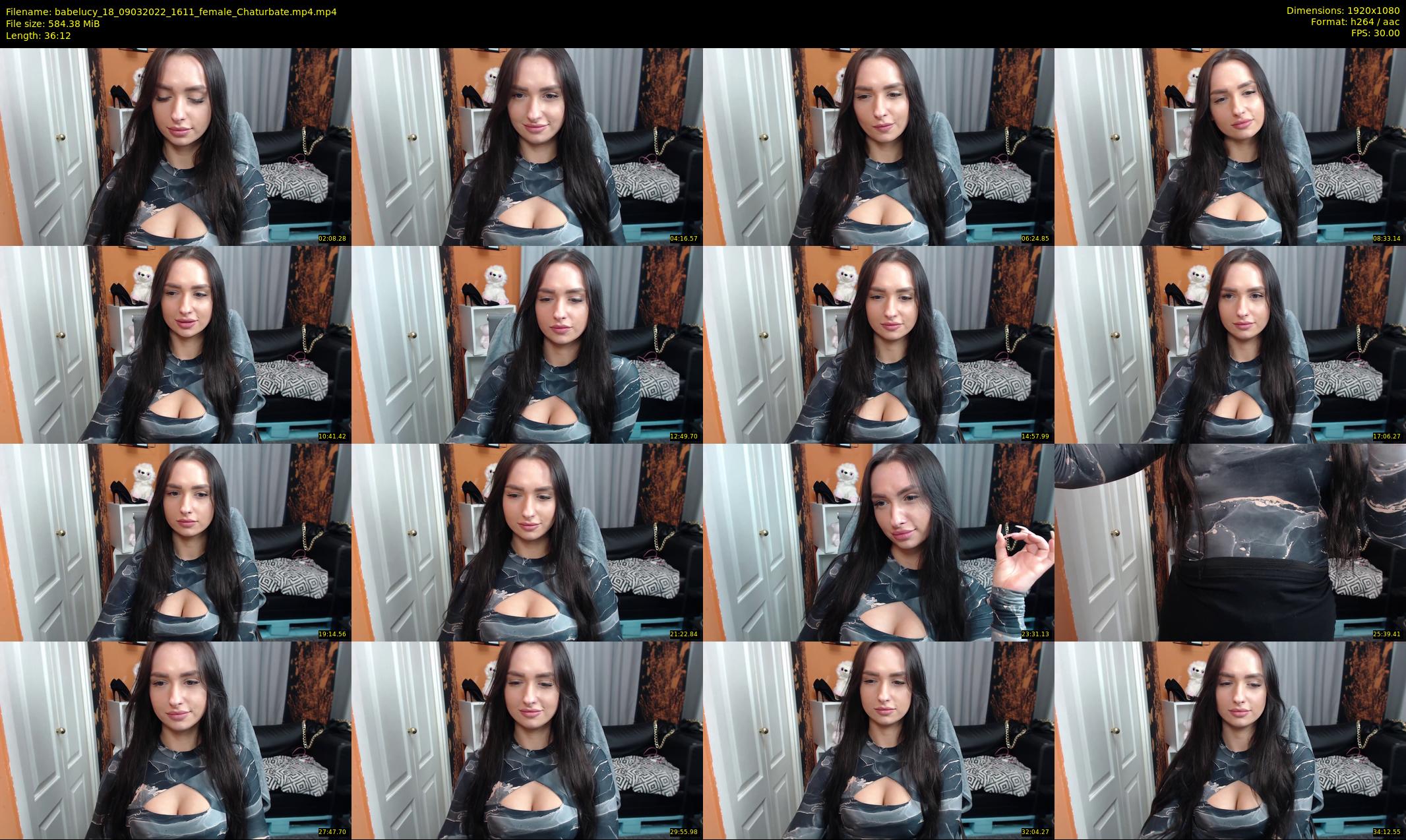 babelucy_18 — 37 minute Chaturbate female cam show recording, 1080p, Mar 9, 2022