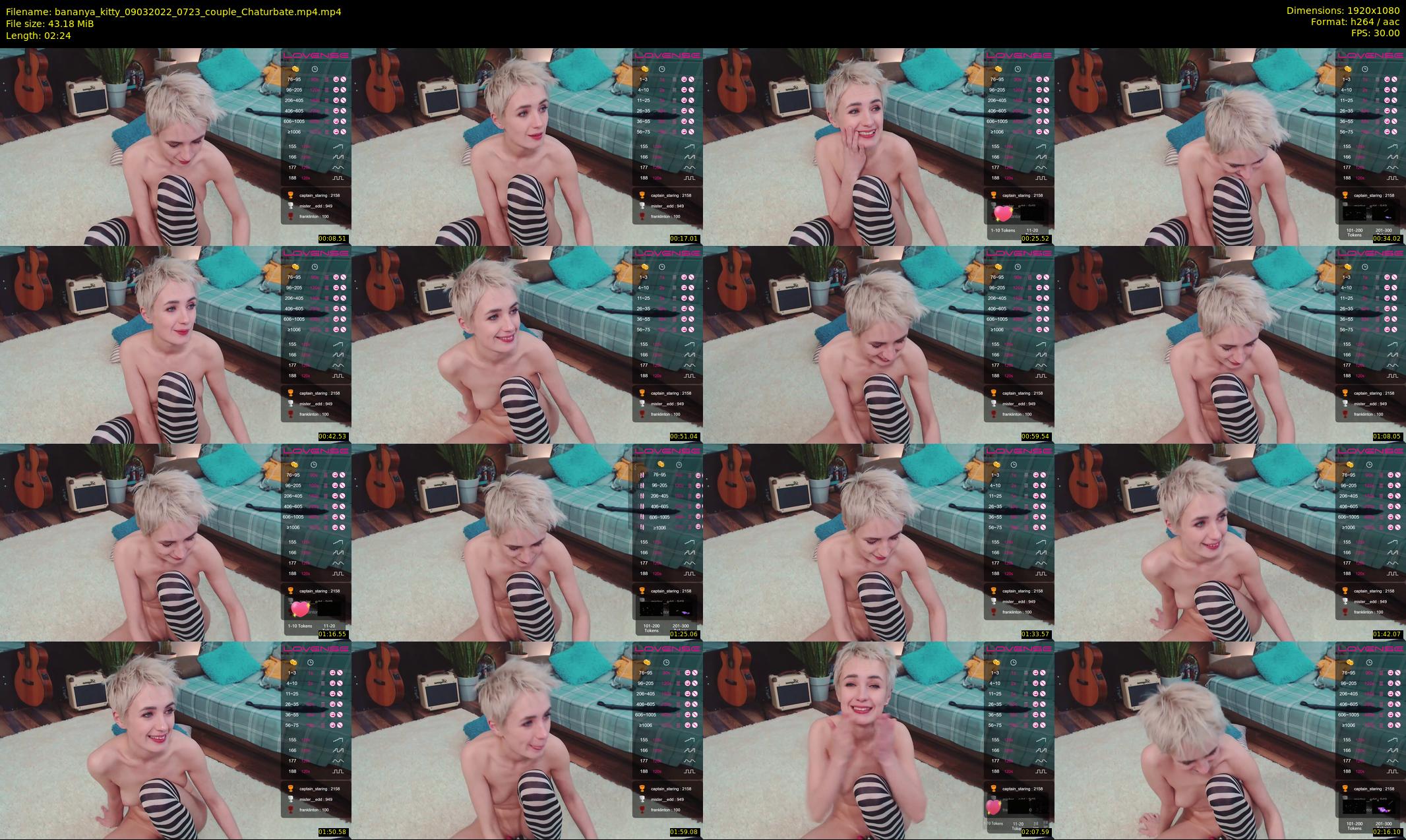 bananya_kitty — 3 minute Chaturbate couple cam show recording, 1080p, Mar 9, 2022