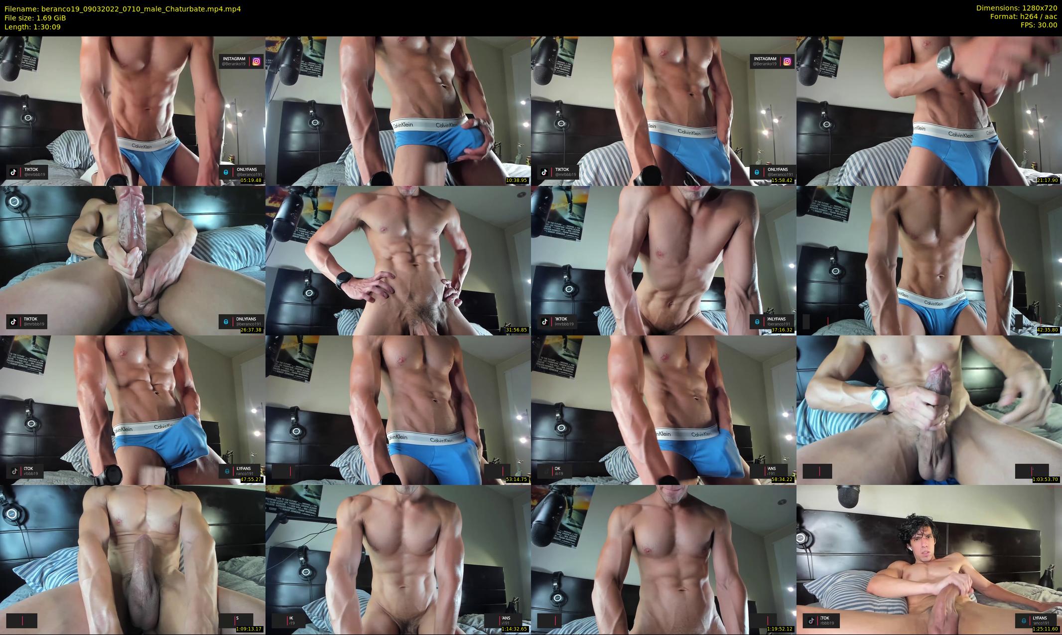 beranco19 — 91 minute Chaturbate male cam show recording, 720p, Mar 9, 2022