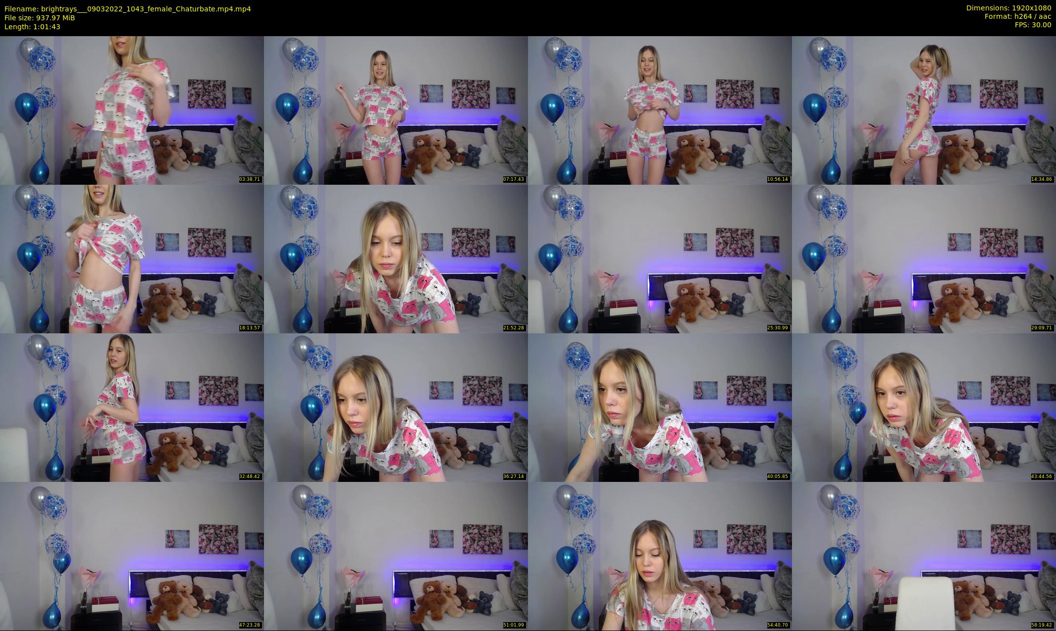 brightrays__ — 62 minute Chaturbate female cam show recording, 1080p, Mar 9, 2022